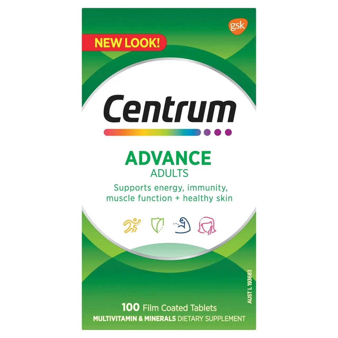 Centrum Advance Adults 100 Tablets