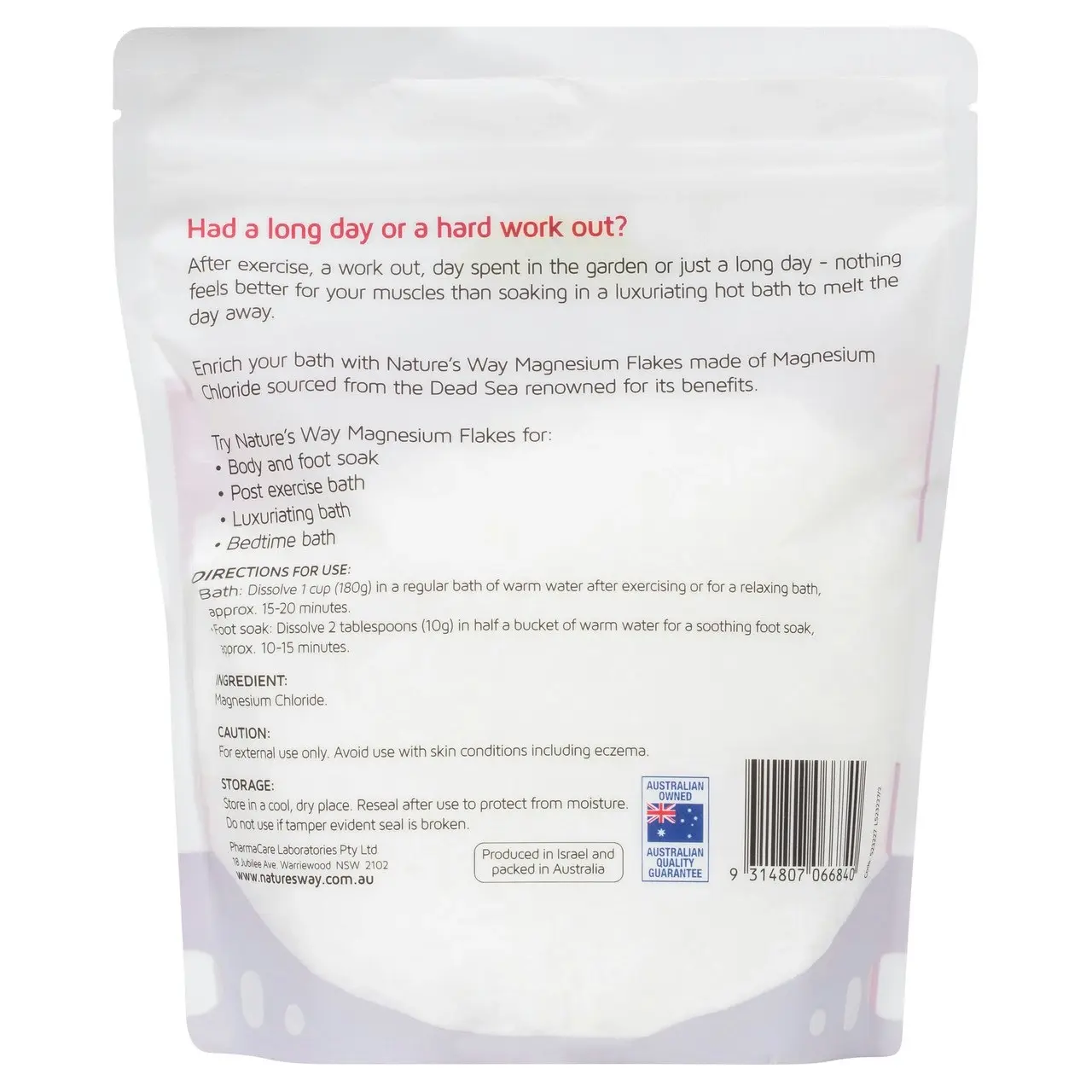 NW Magnesium Flakes 750G