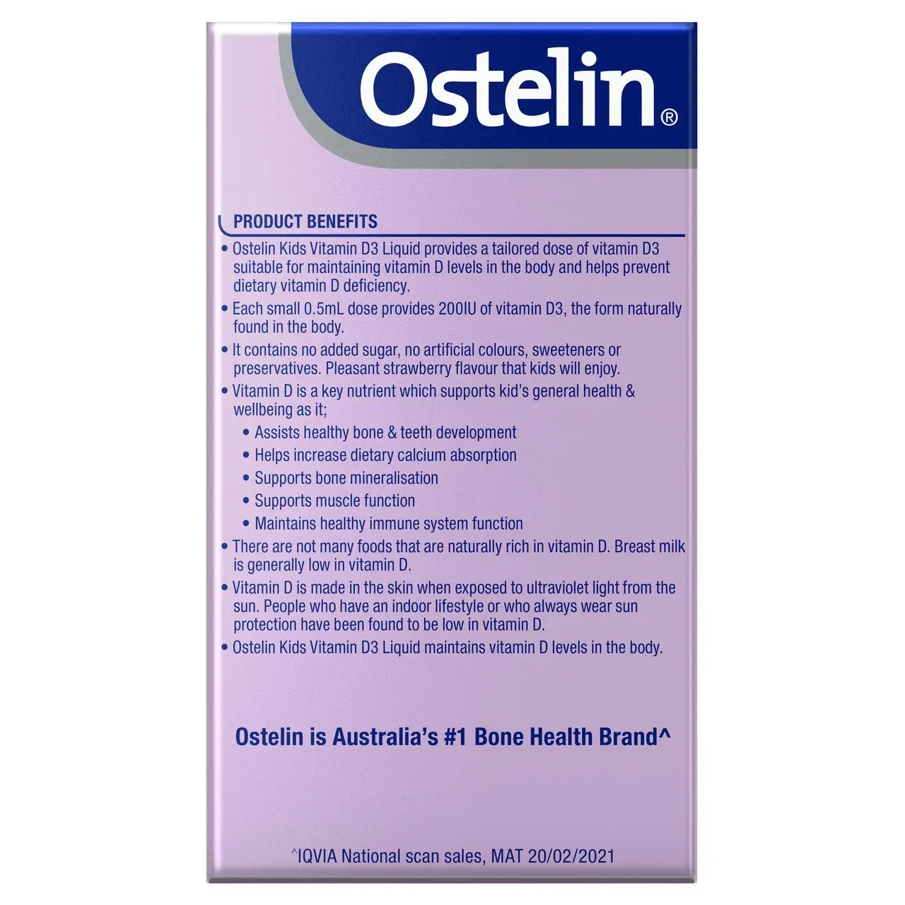 Ostelin Kids Vitamin D3 Liquid