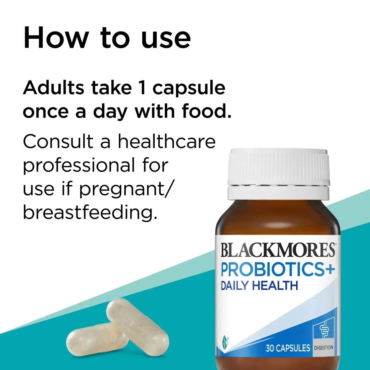 Blackmores Probiotics+ Daily Health 30 Capsules