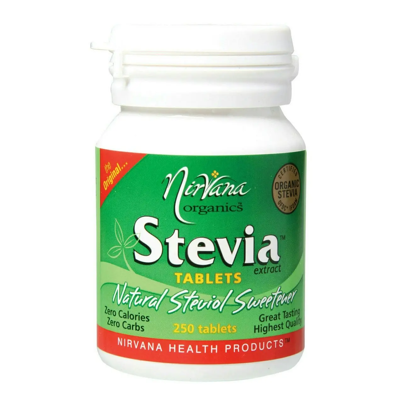 Nirvana Organics Stevia Tablets 250