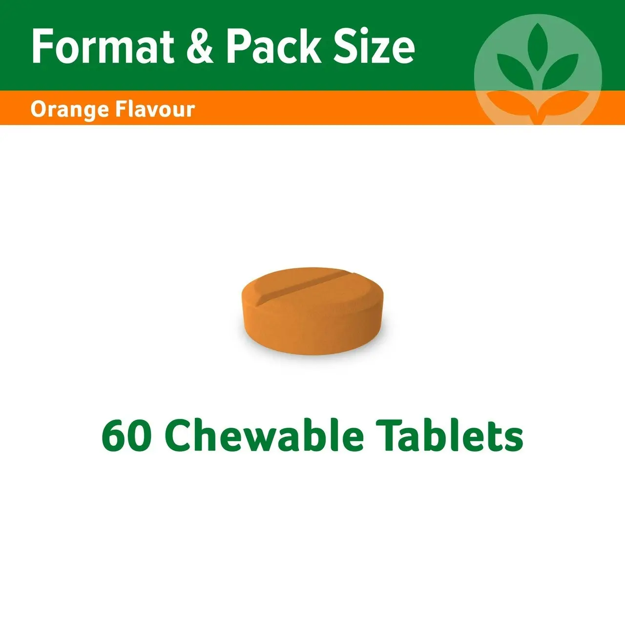 Cenovis Chewable Mega C Orange 1000mg 60 Tablets