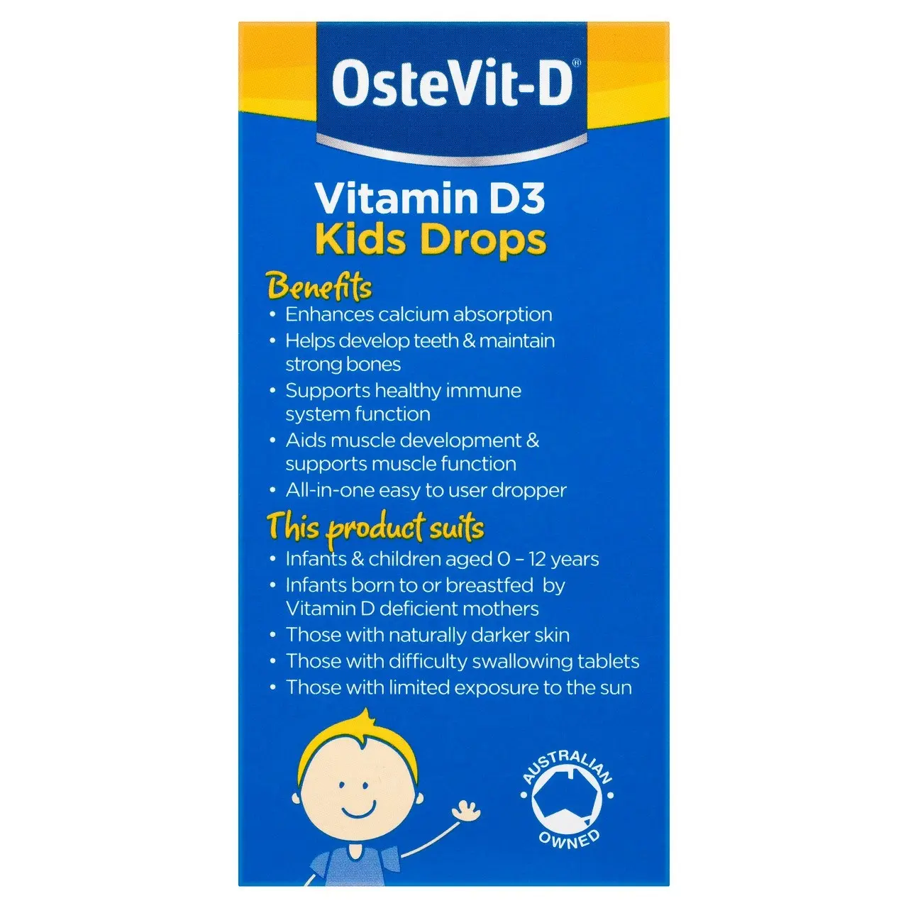 OsteVit-D Vitamin D3 Kids Drops 15ml