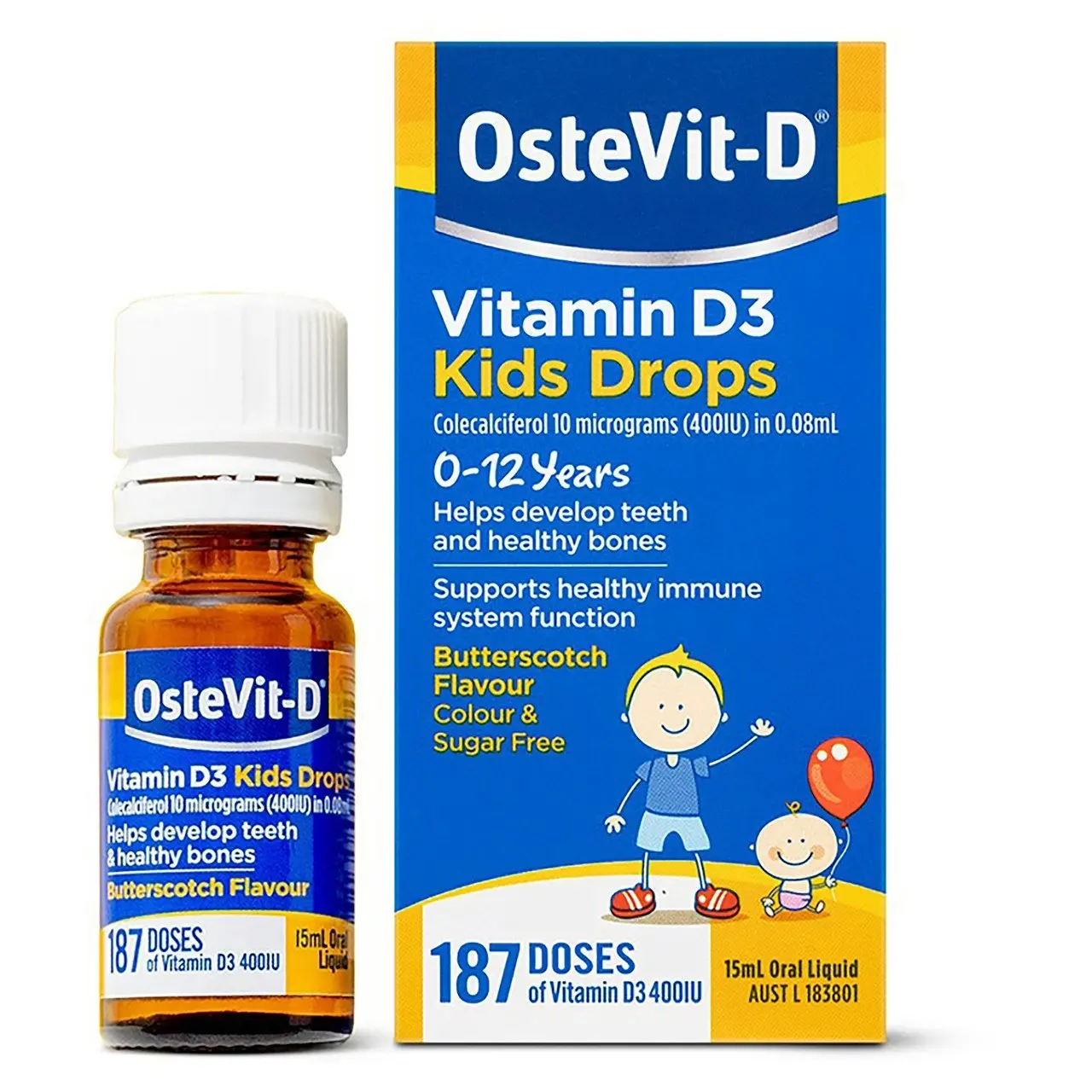 OsteVit-D Vitamin D3 Kids Drops 15ml