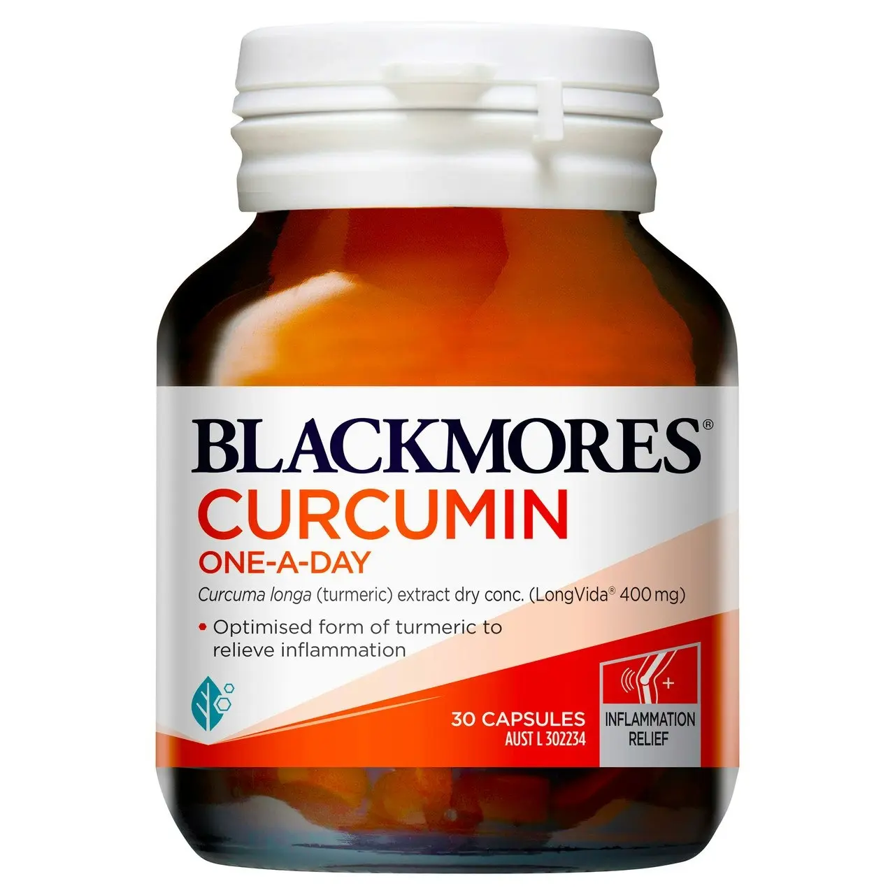 Blackmores Curcumin One-A-Day 30 Capsules