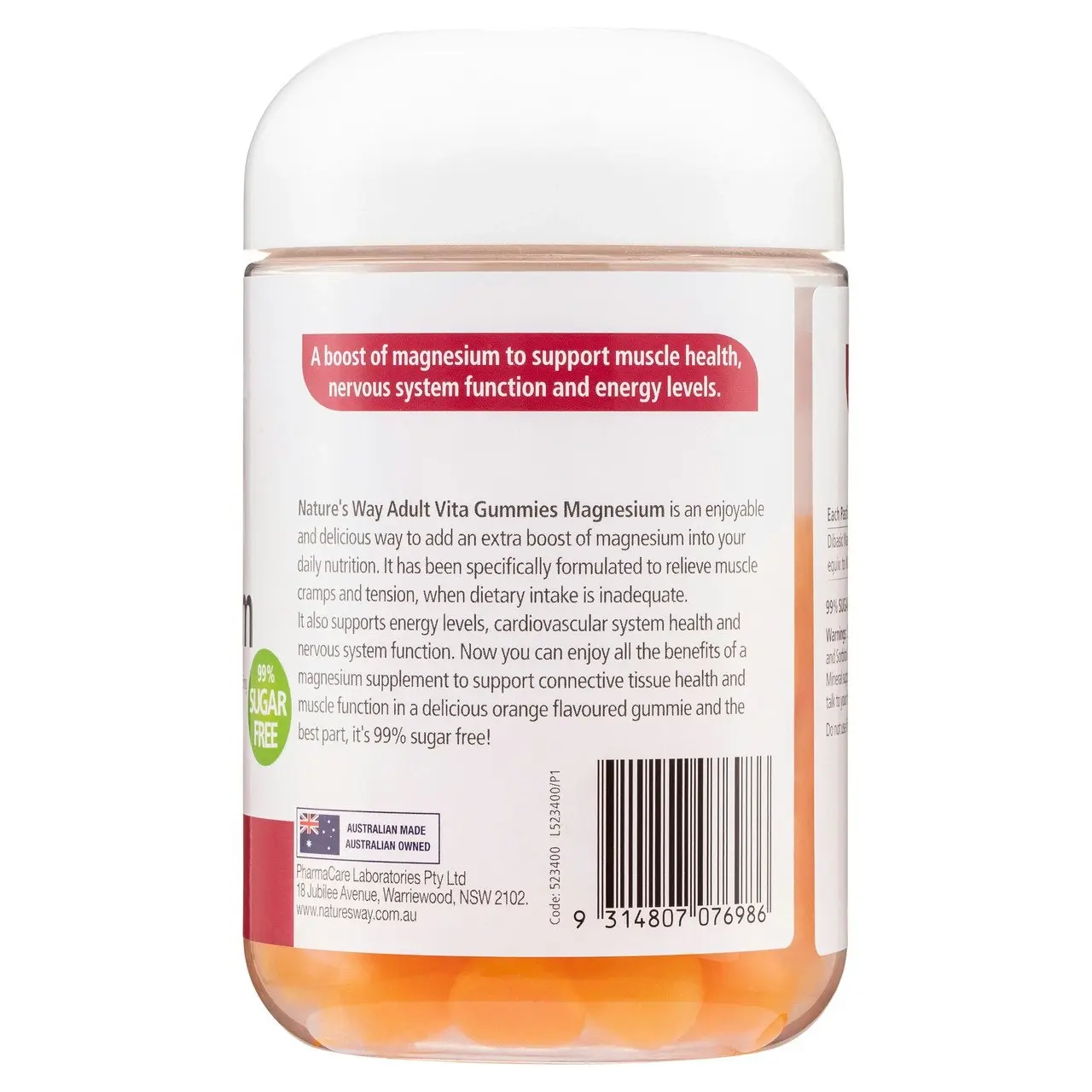 Nature's Way Adult Vita Gummies Magnesium 80