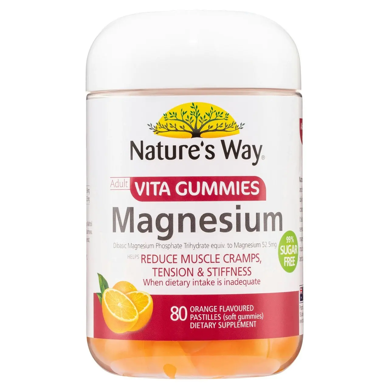 Nature's Way Adult Vita Gummies Magnesium 80