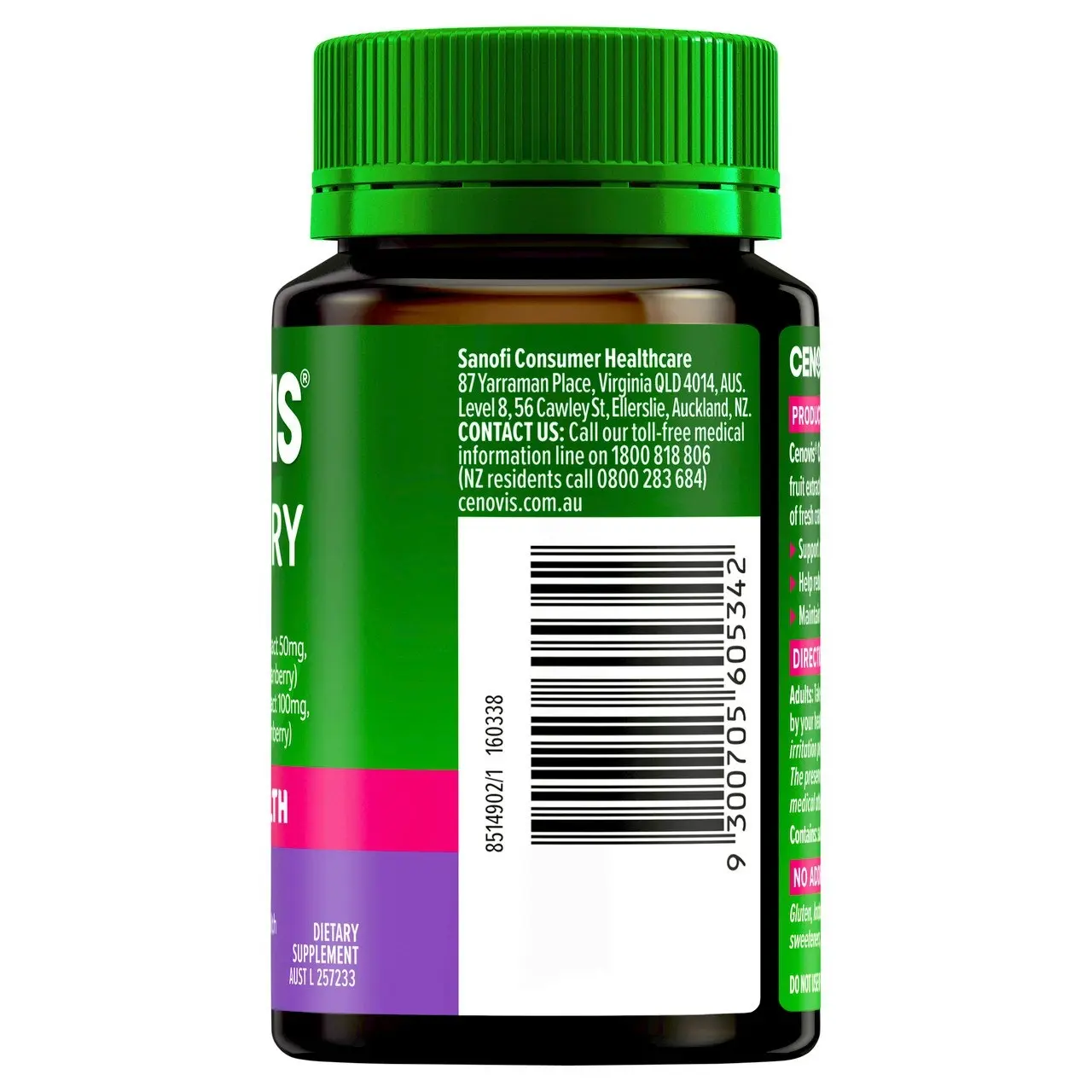 Cenovis Cranberry 30,000 30 Capsules