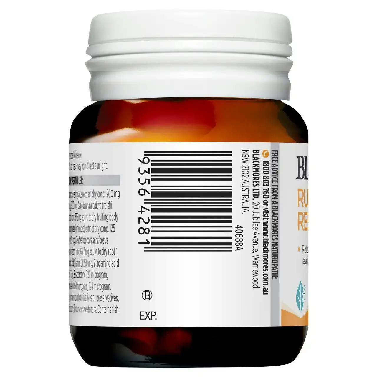 Blackmores Run Down Rescue 30 Tablets