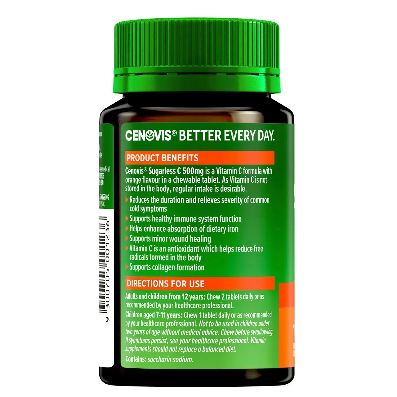 Cenovis Sugarless C 500mg