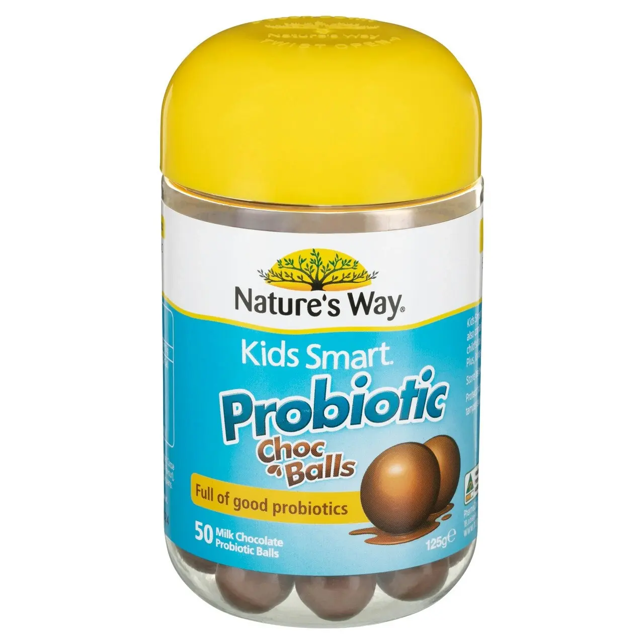 Nature's Way Kids Smart Probiotic Choc Balls 50 Choc Balls 125g