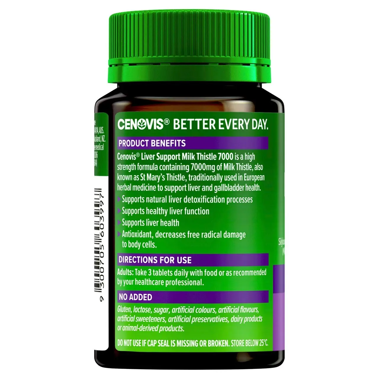 Cenovis Liver Support Milk Thistle 7000