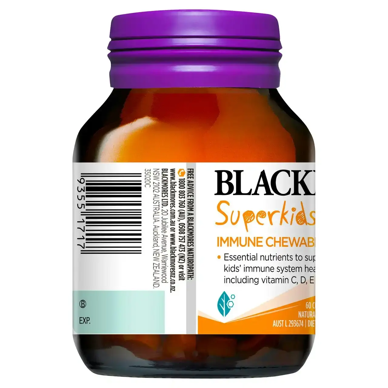 Blackmores Superkids Immune Chewables 60 Tablets