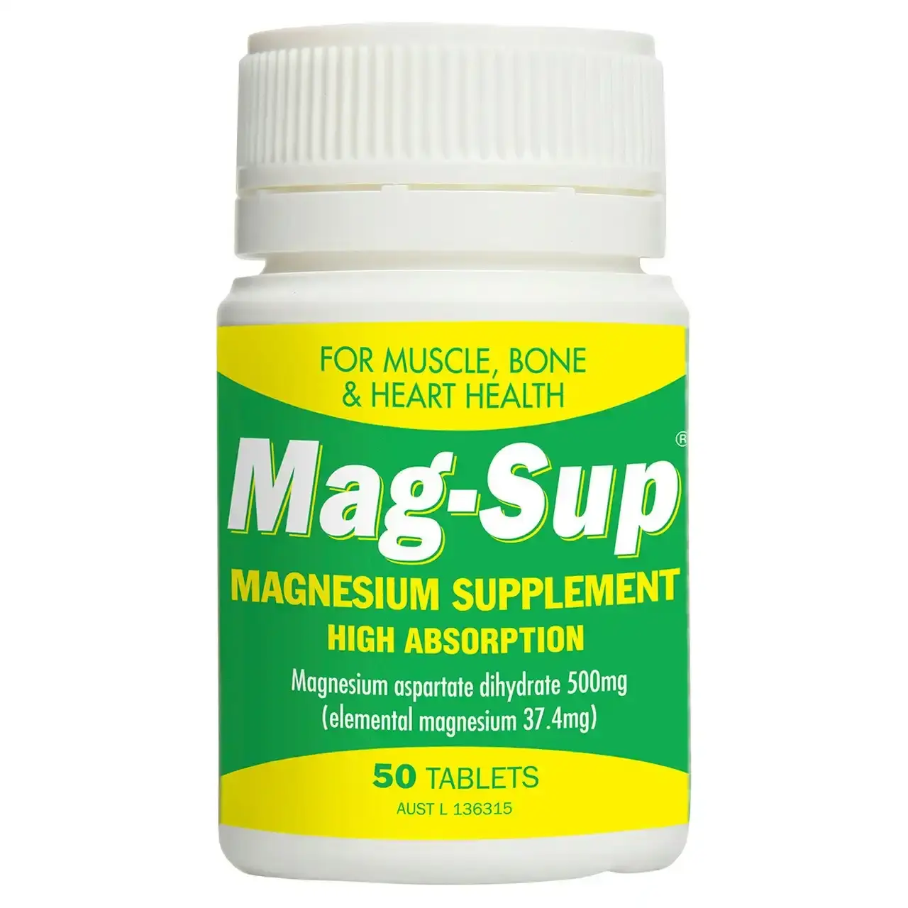 Mag-Sup 500mg tablets 50's