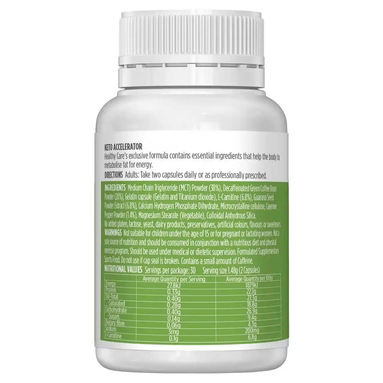 Healthy Care Keto Accelerator 60 Capsules