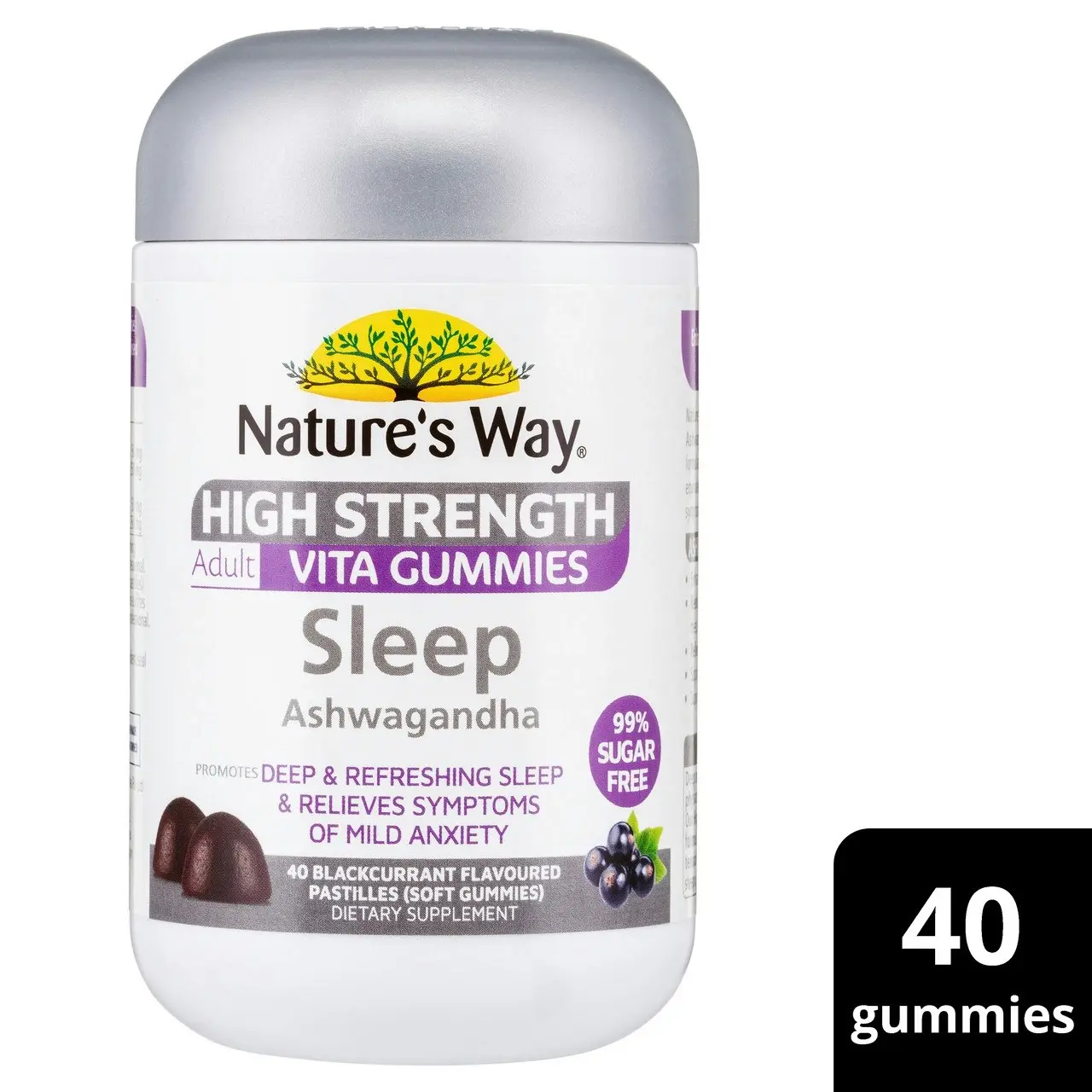 Nature's Way High Strength Adult Vita Gummies Sleep Ashwagandha 40's