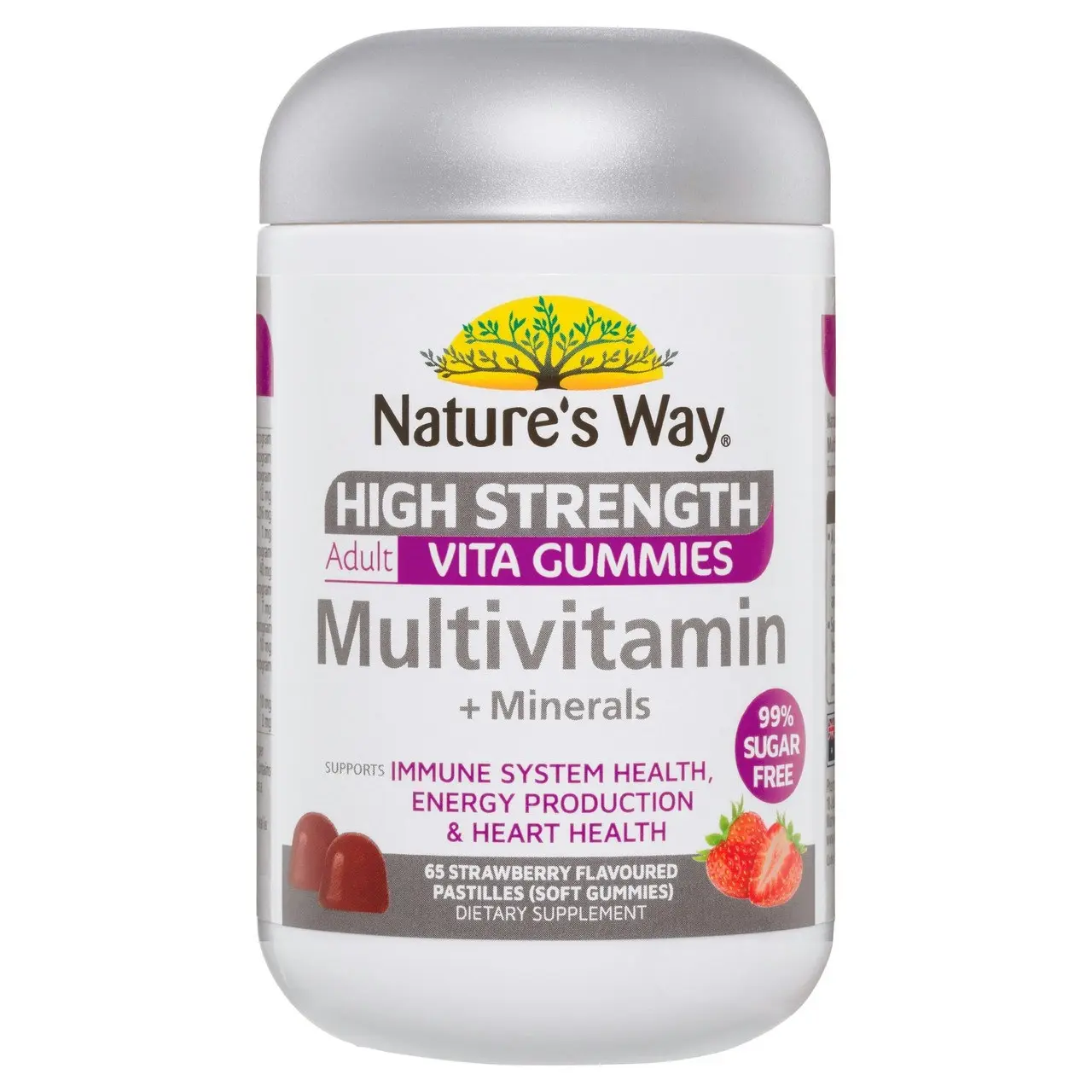 Nature's Way High Strength Adult Vita Gummies Multivitamin + Minerals 65's