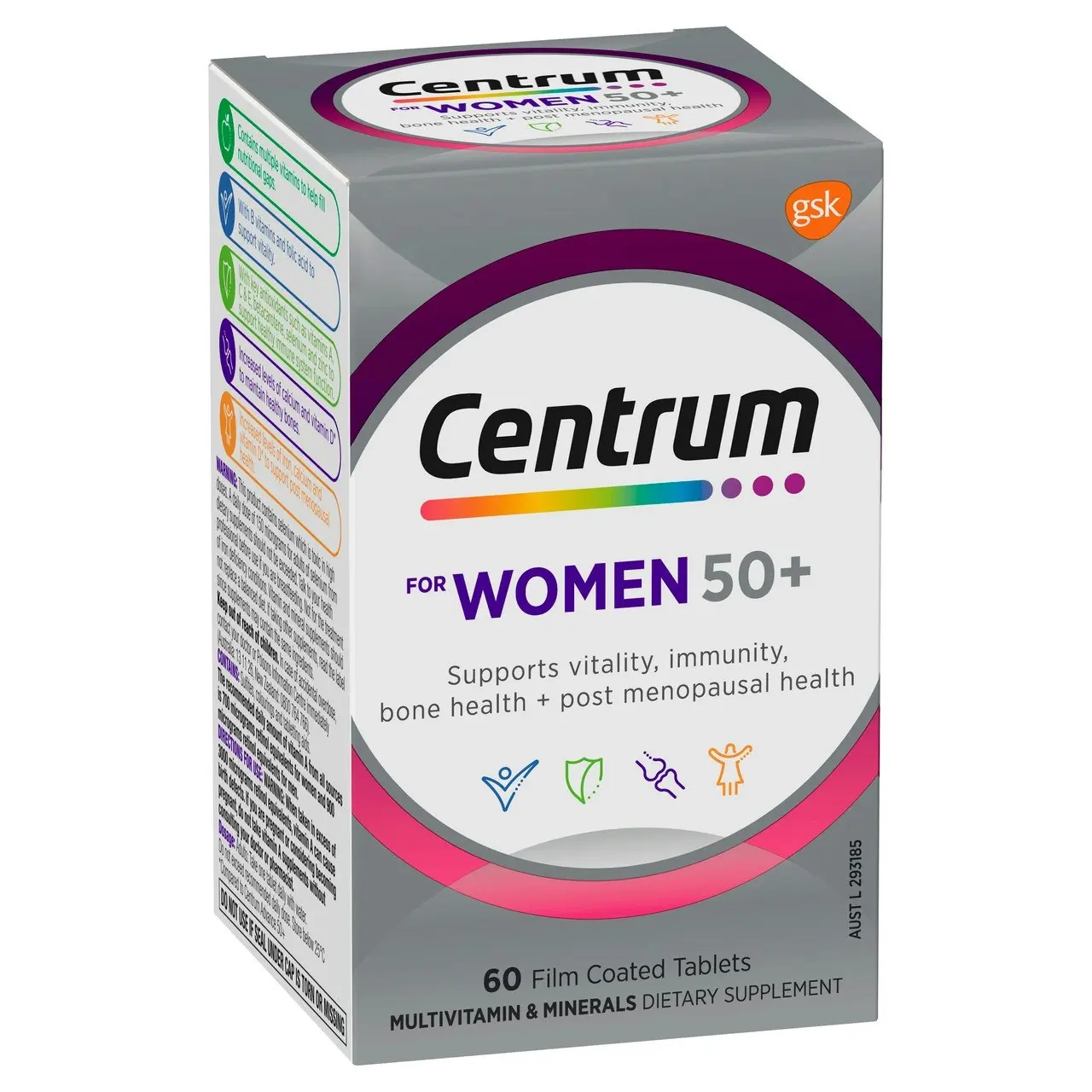 Centrum for Women 50+ 60 Tablets