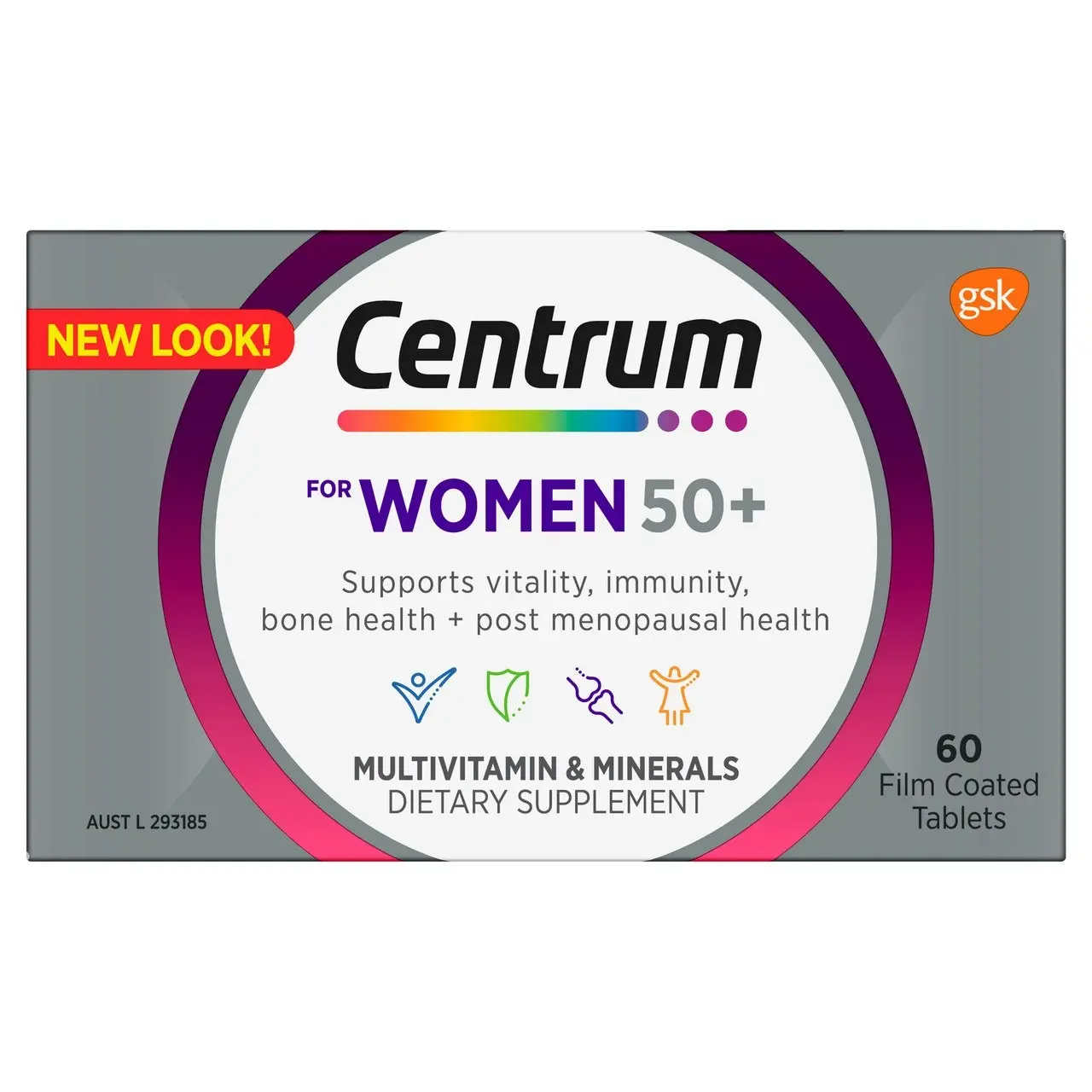 Centrum for Women 50+ 60 Tablets