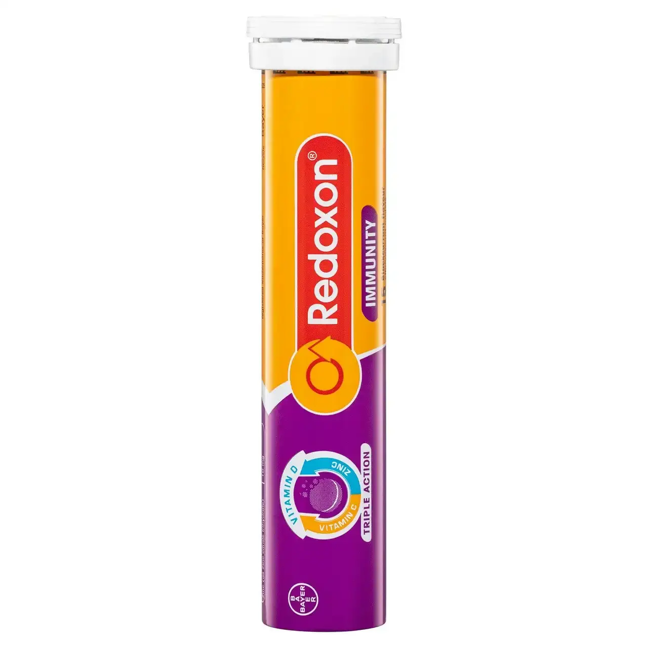 Redoxon Immunity Vitamin C, D and Zinc Blackcurrant Flavoured Effervescent Tablets 30 pack