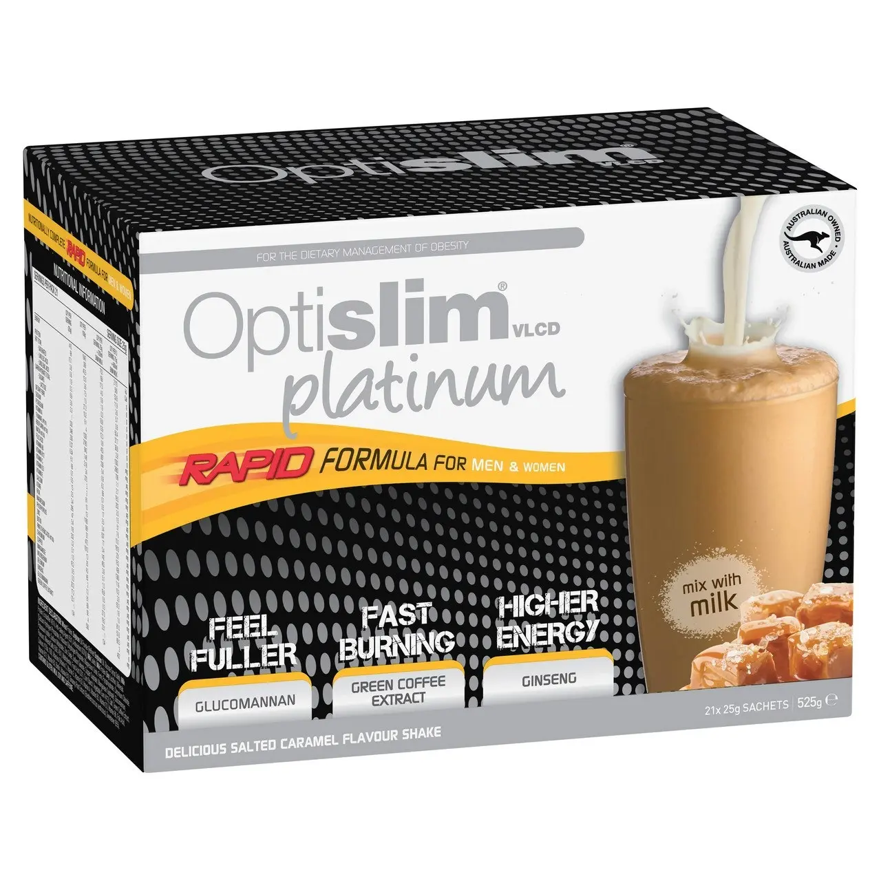 OptiSlim VLCD Platinum Salted Caramel 21x25g