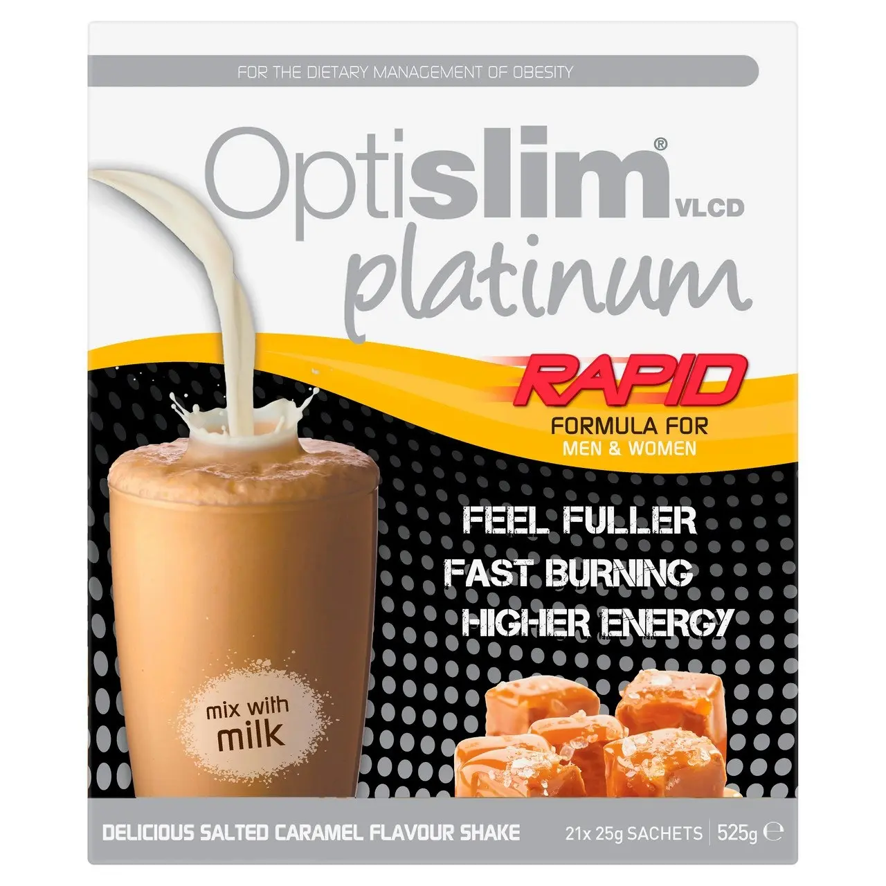 OptiSlim VLCD Platinum Salted Caramel 21x25g