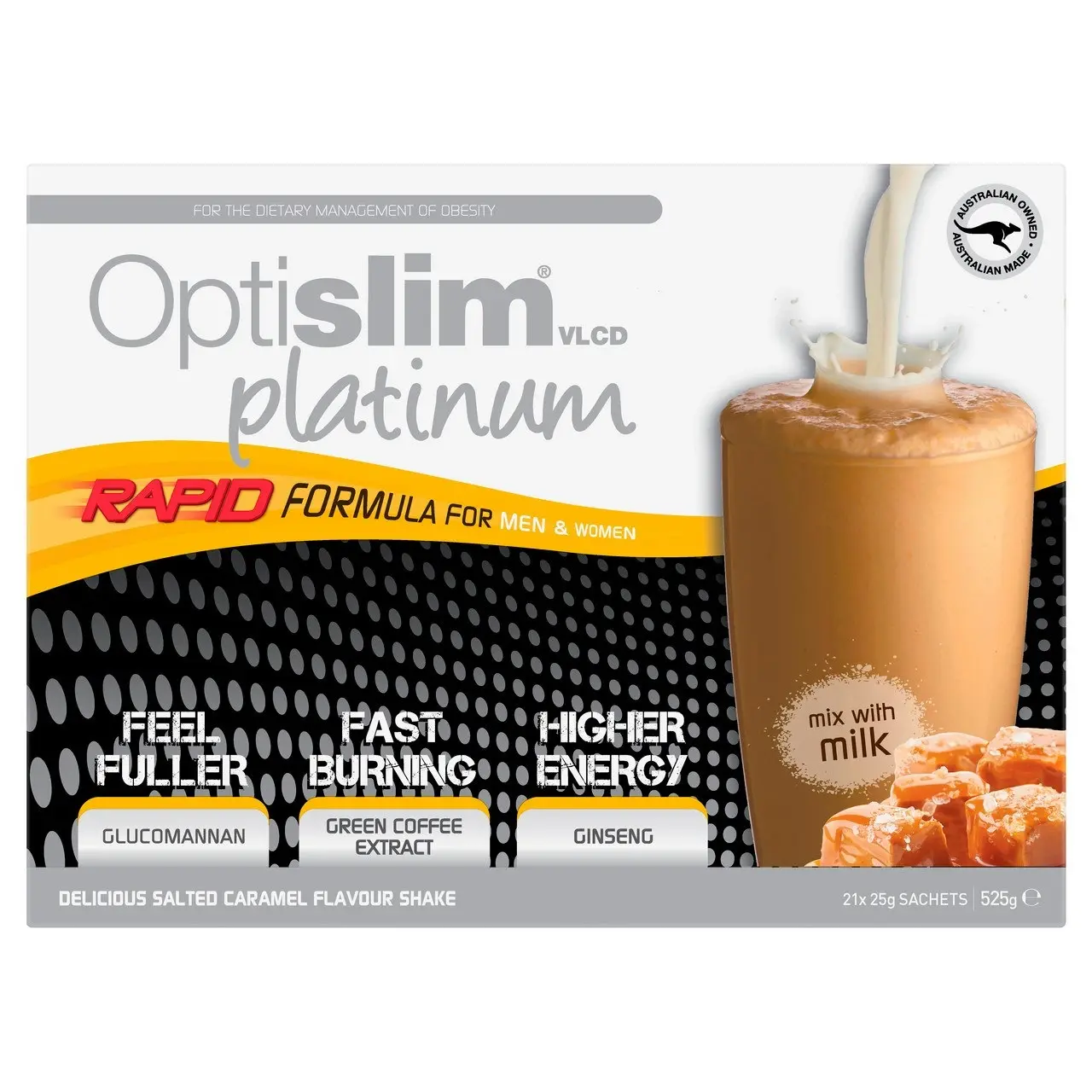 OptiSlim VLCD Platinum Salted Caramel 21x25g