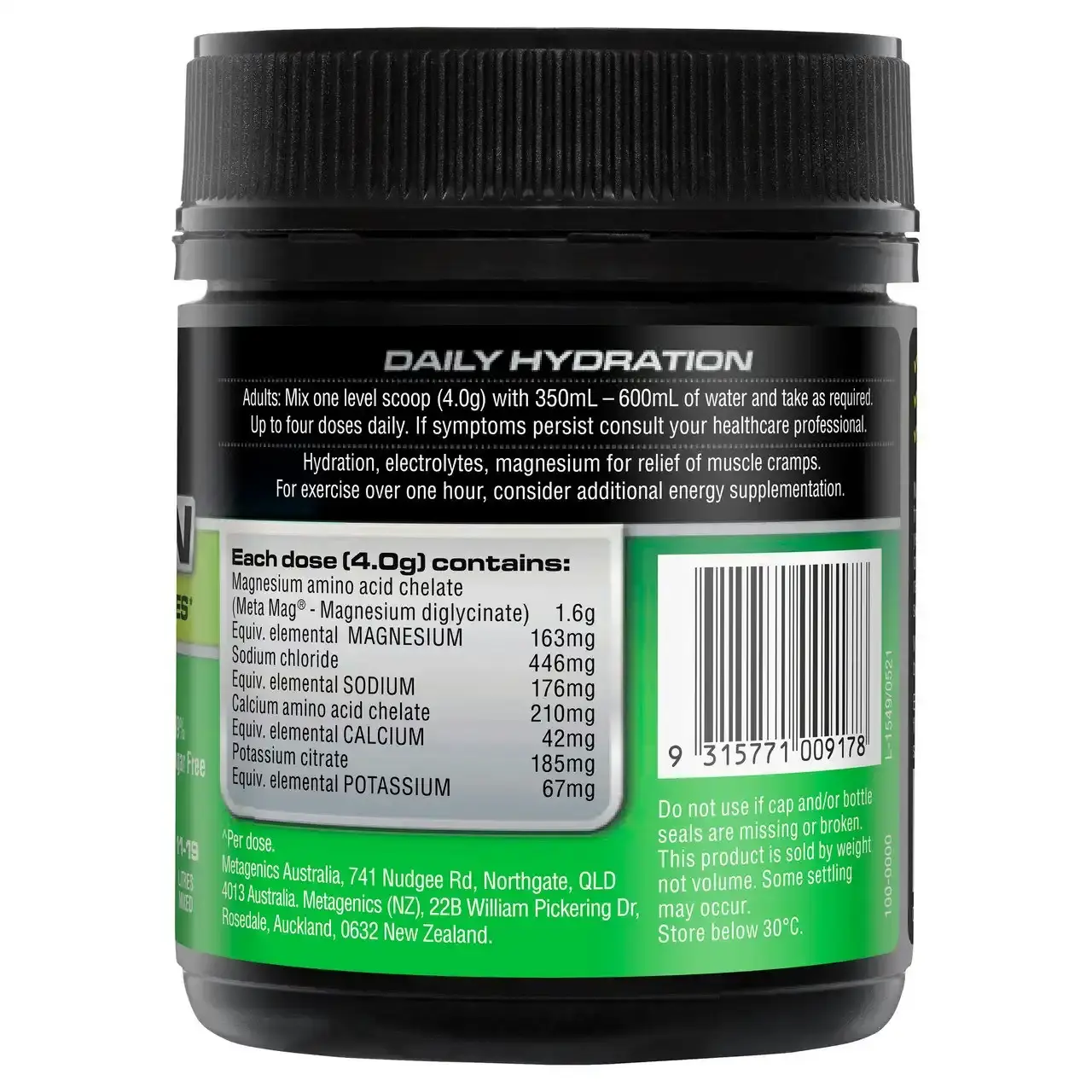 Endura Low Carb Hydration Lemon Lime 128g