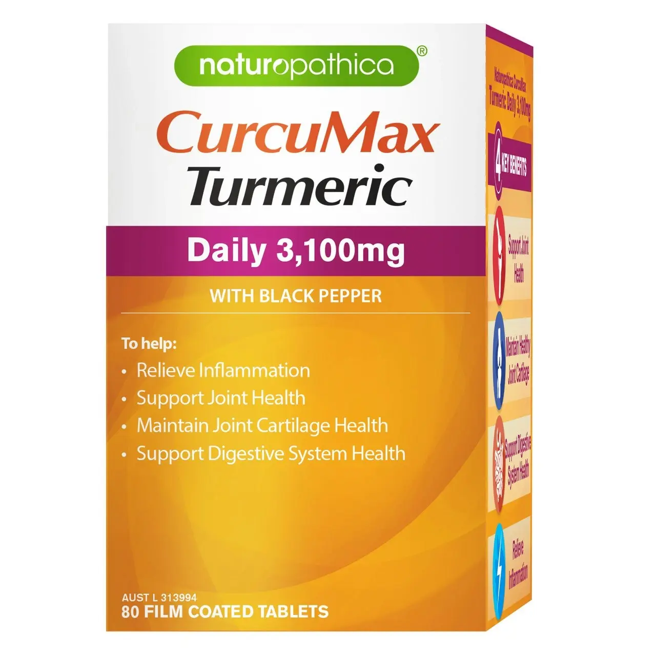 Naturopathica Curcumax Daily 80s