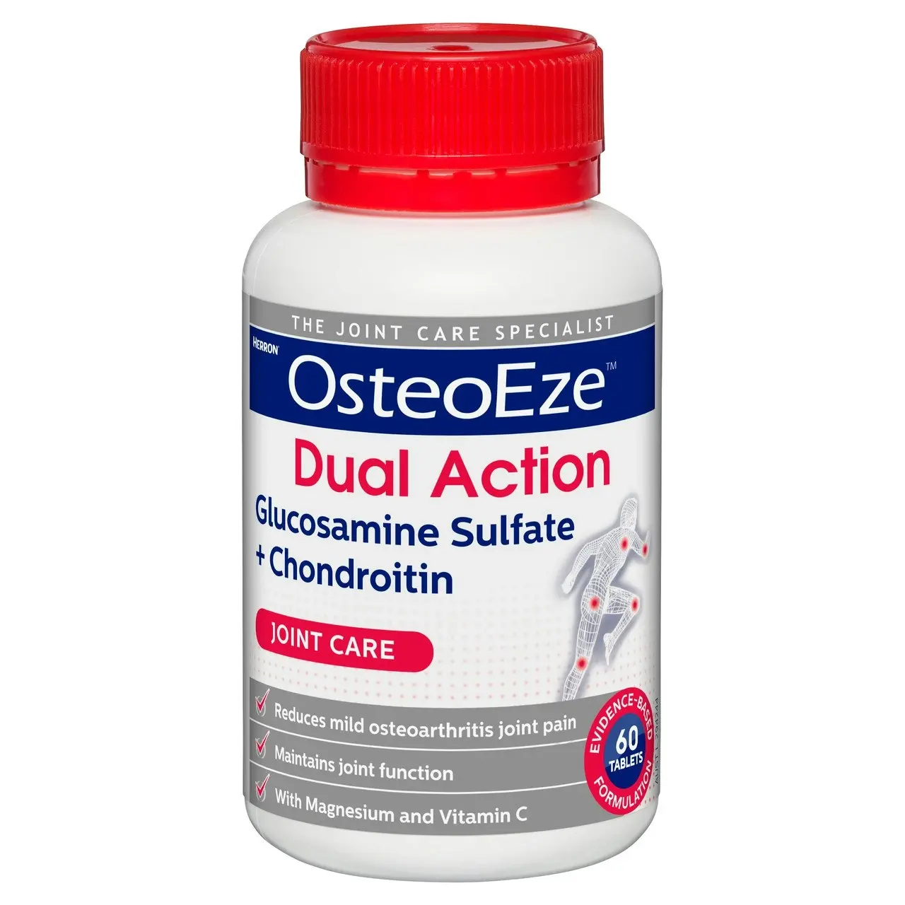 Herron OsteoEze Dual Action 60 Tablets