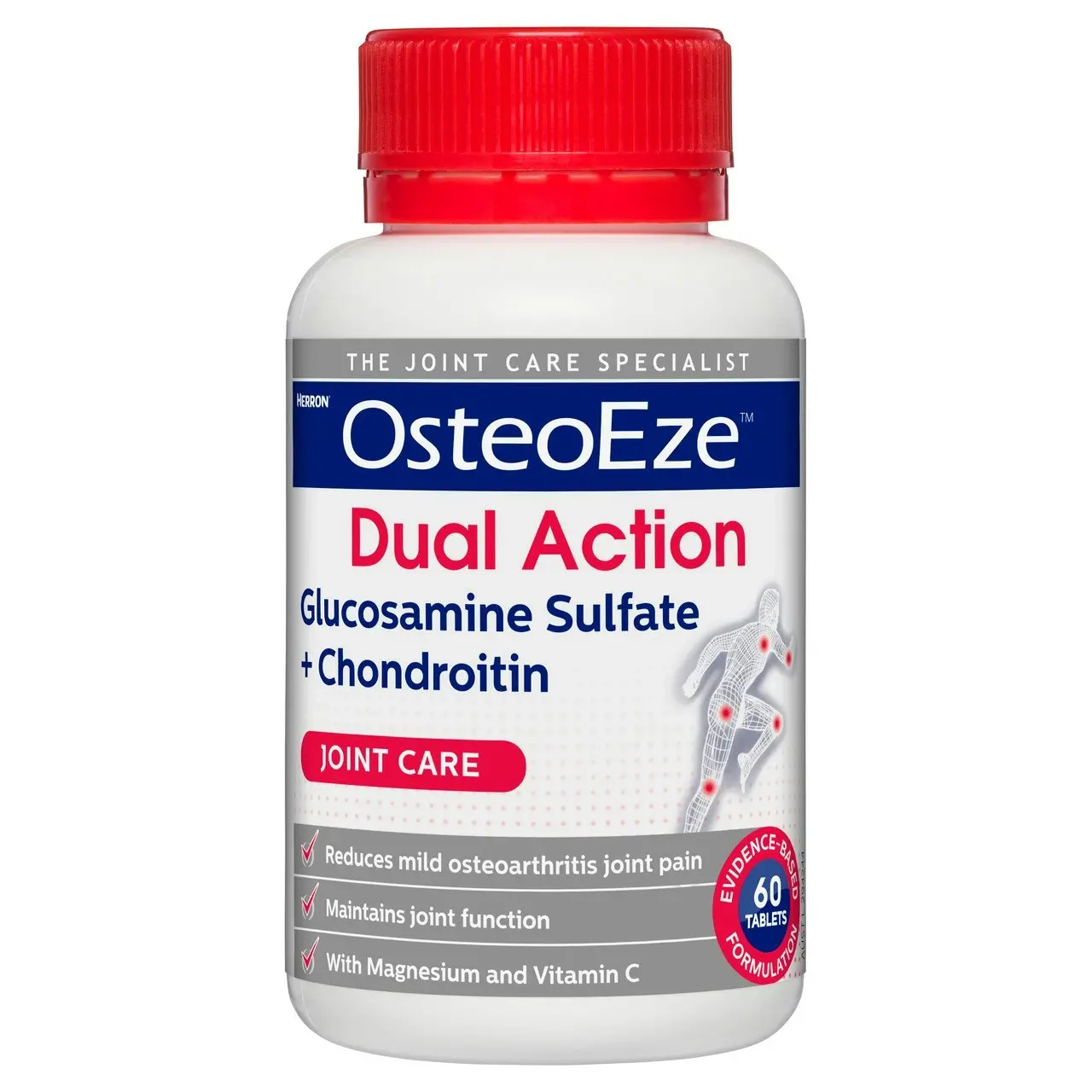 Herron OsteoEze Dual Action 60 Tablets