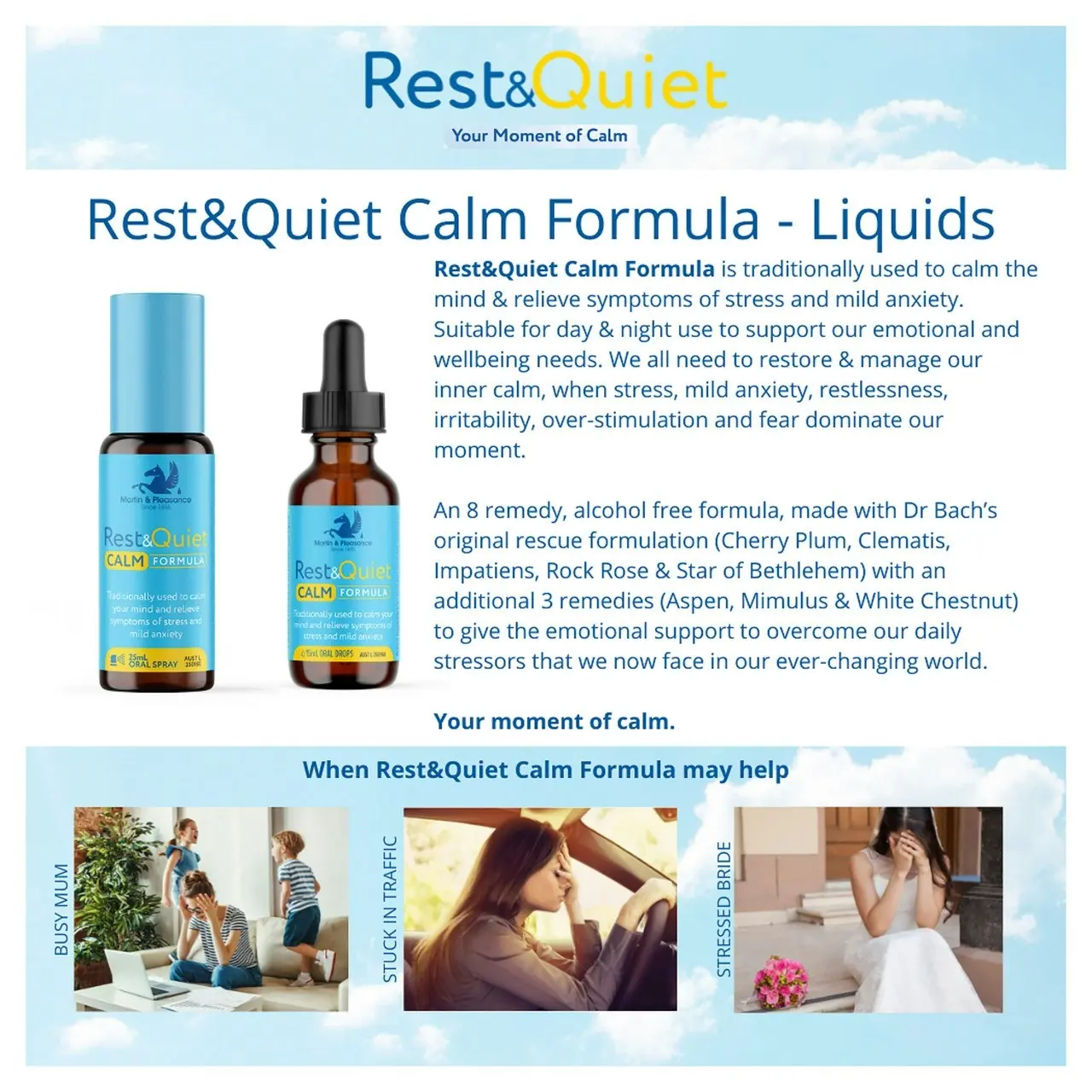 Rest&Quiet Calm Formula Drops 15mL