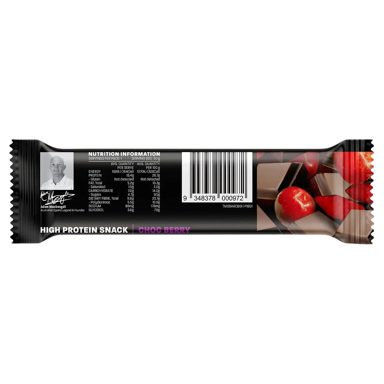 The Man Bar Choc Berry 50g