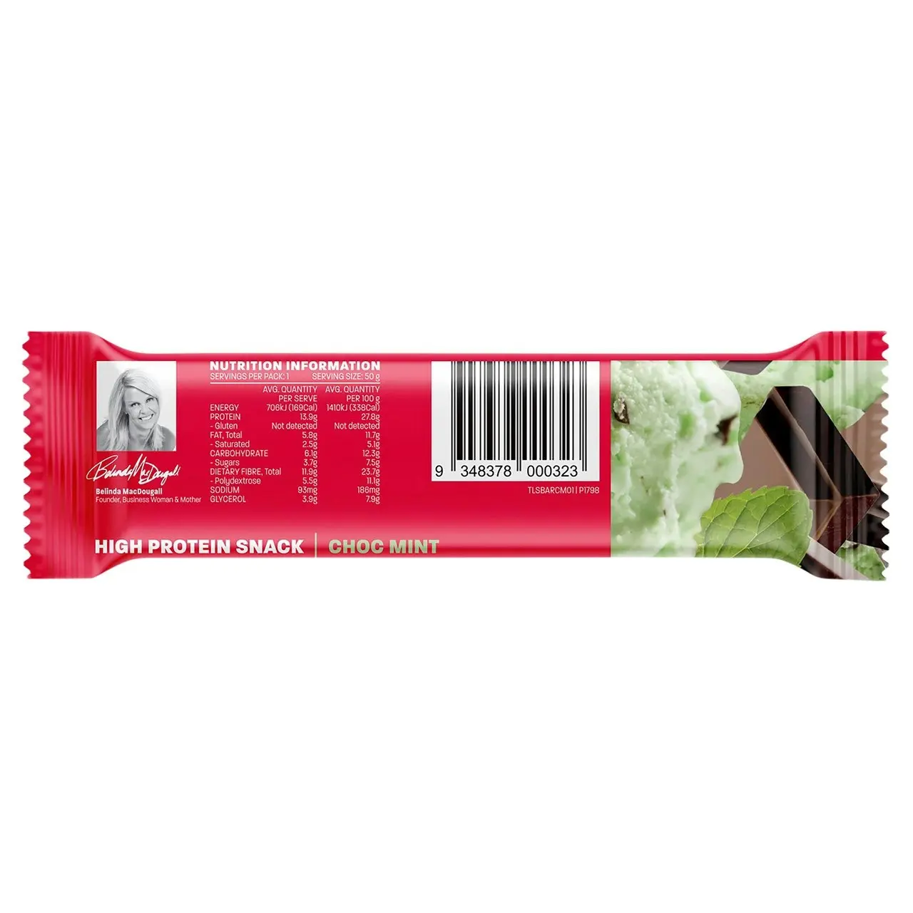 The Lady Bar Choc Mint 50g