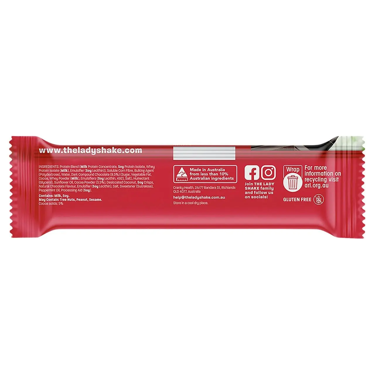 The Lady Bar Choc Mint 50g