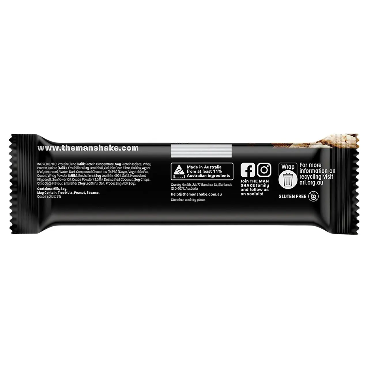 The Man Bar Chunky Choc 50g