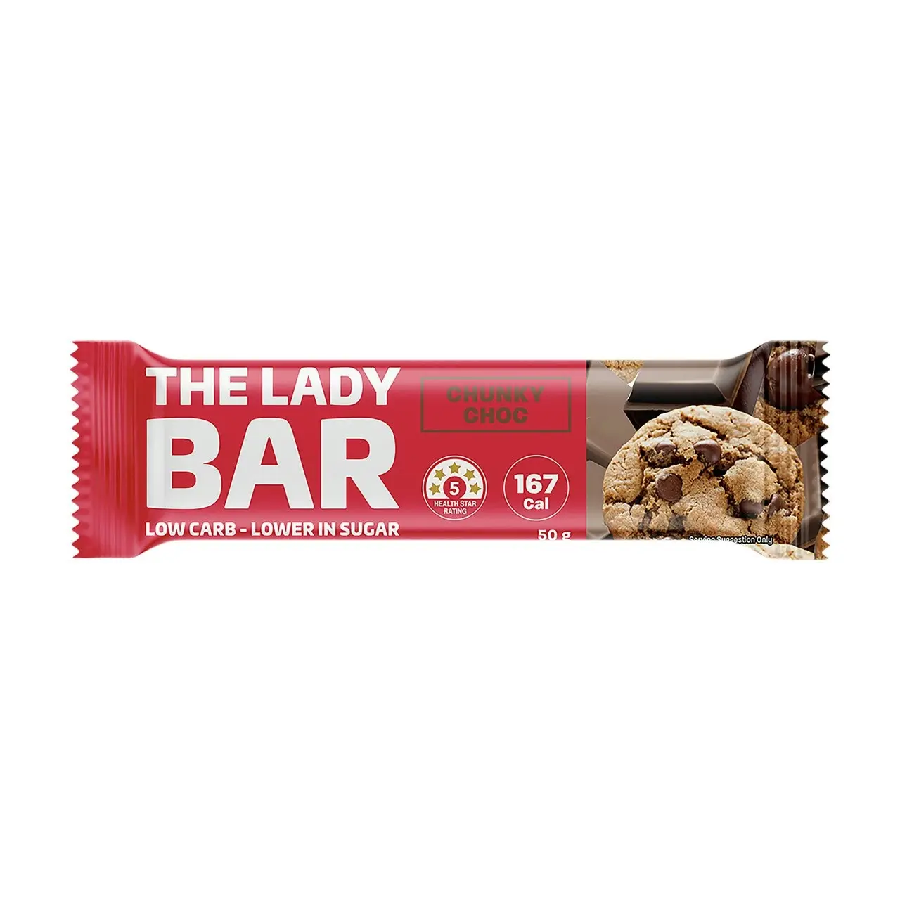 The Lady Bar Chunky Choc 50g