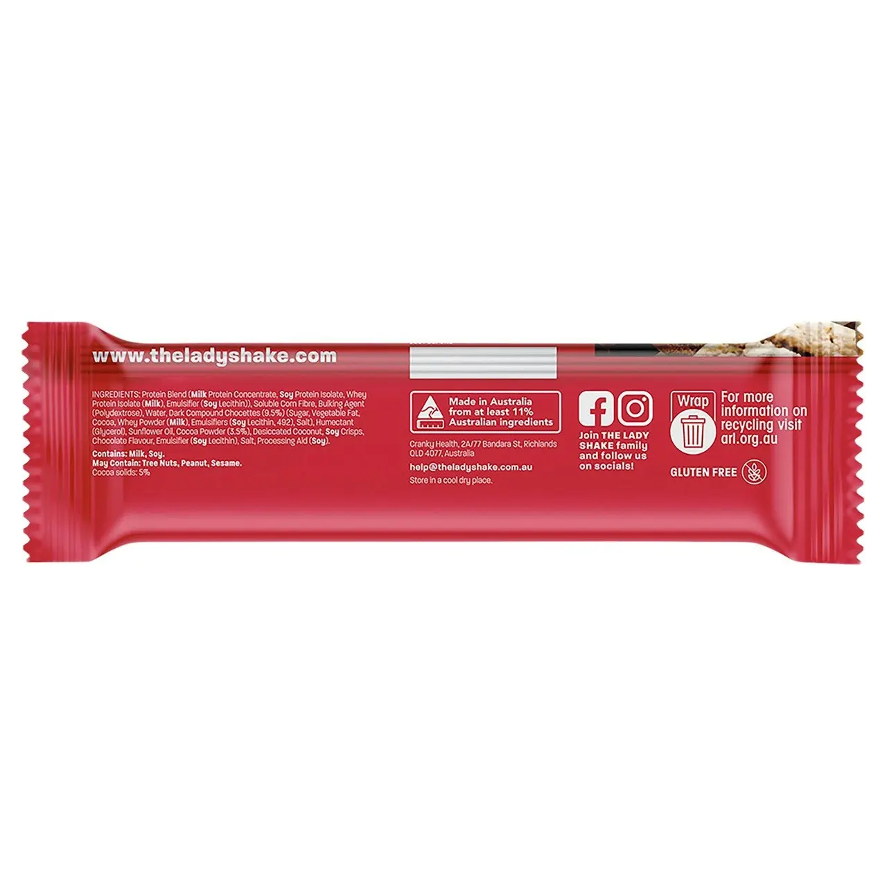 The Lady Bar Chunky Choc 50g