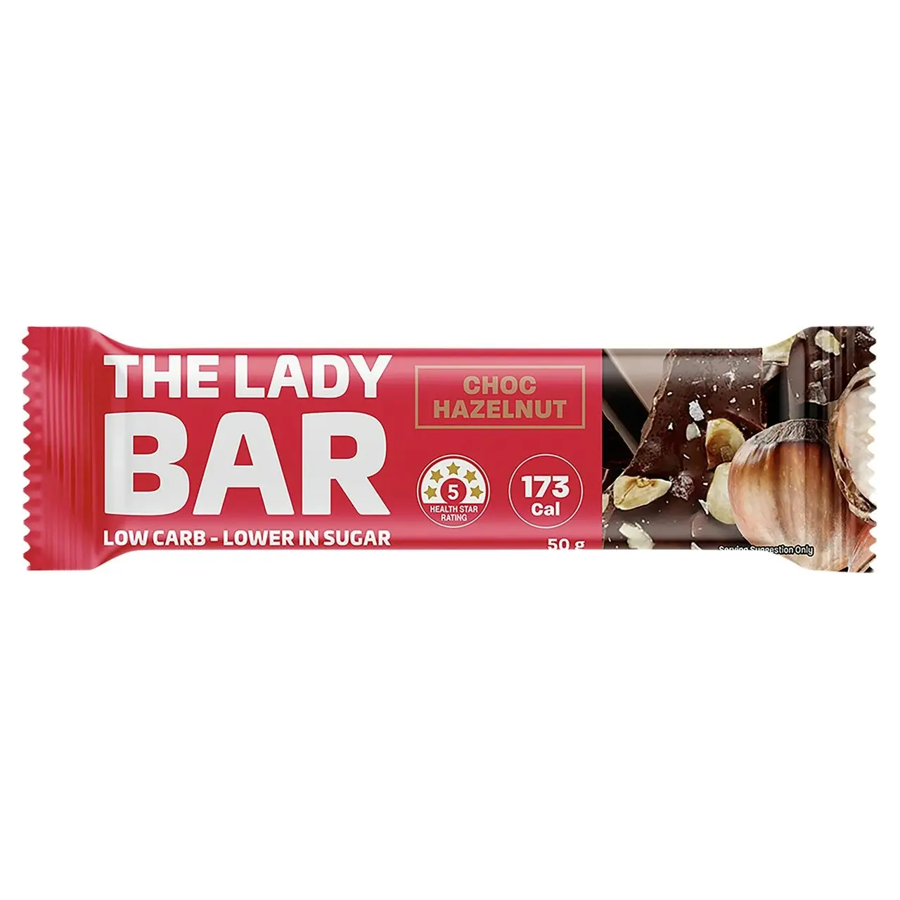 The Lady Bar Choc Hazelnut 50g