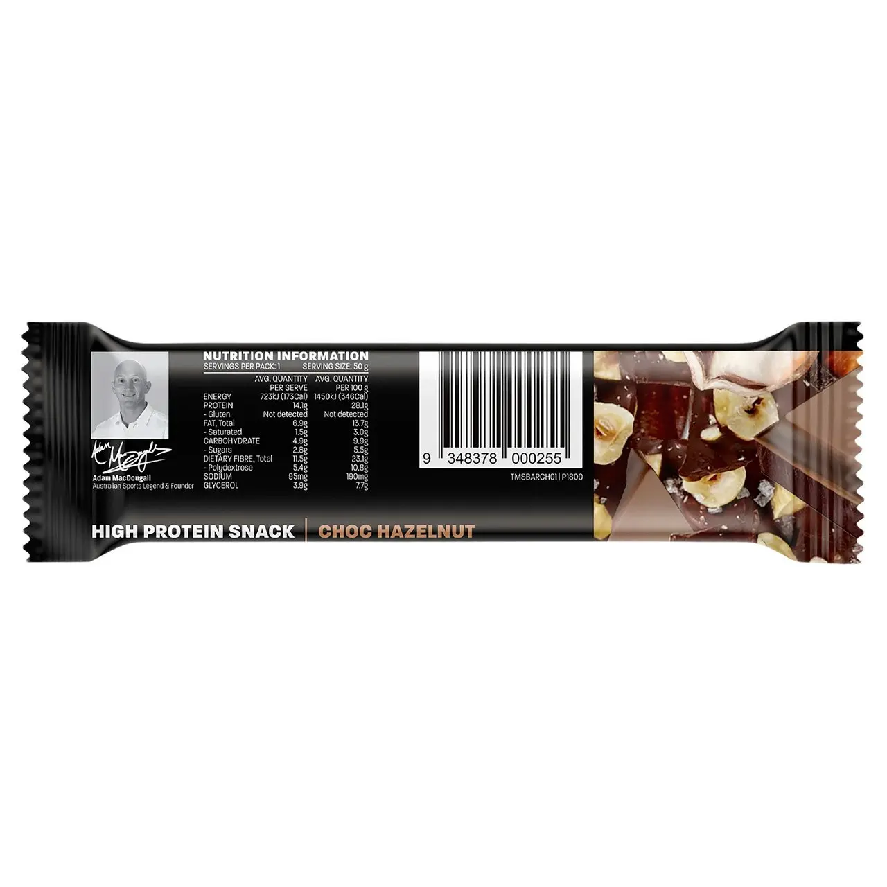 The Man Bar Choc Hazelnut 50g