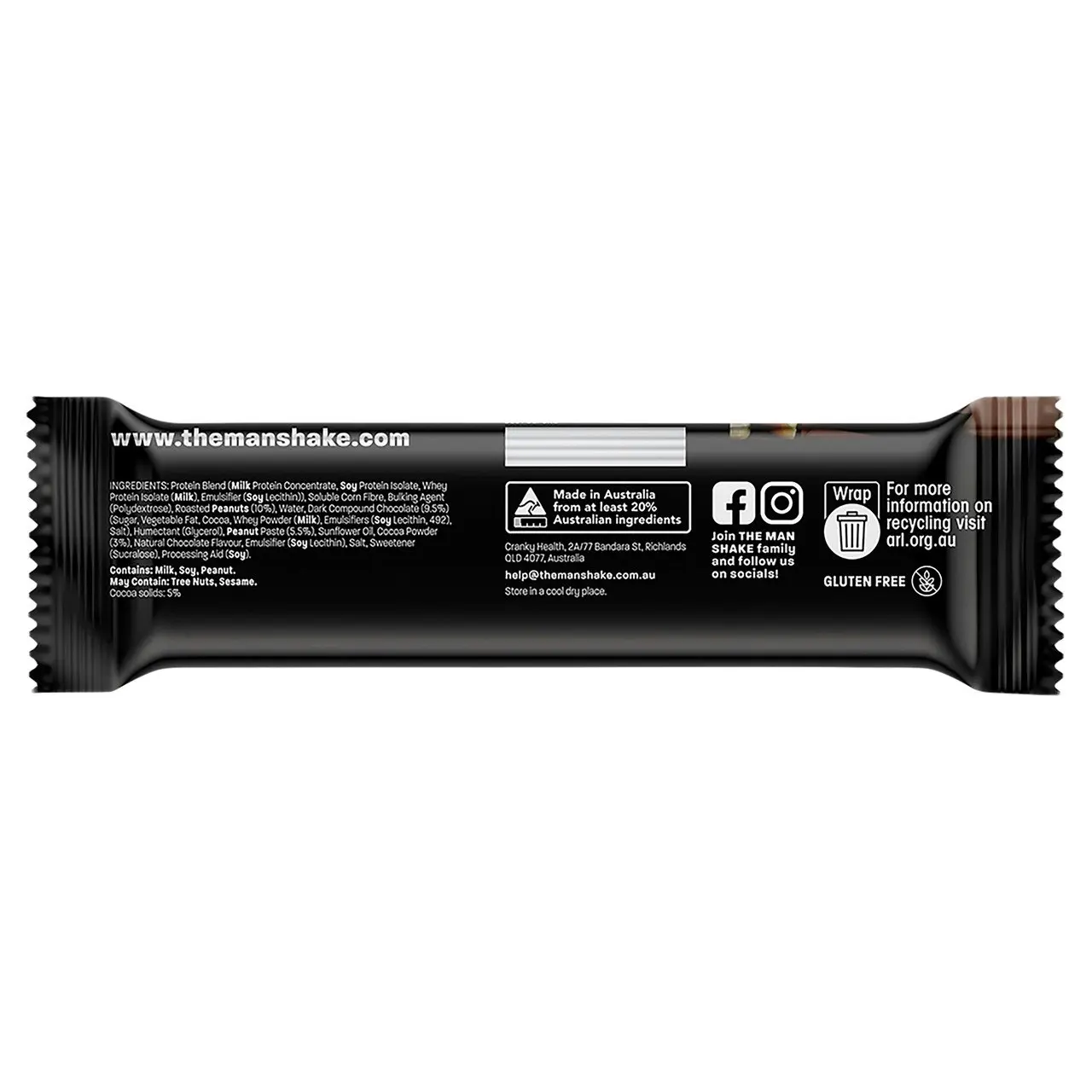 The Man Bar Choc Peanut Butter 50g