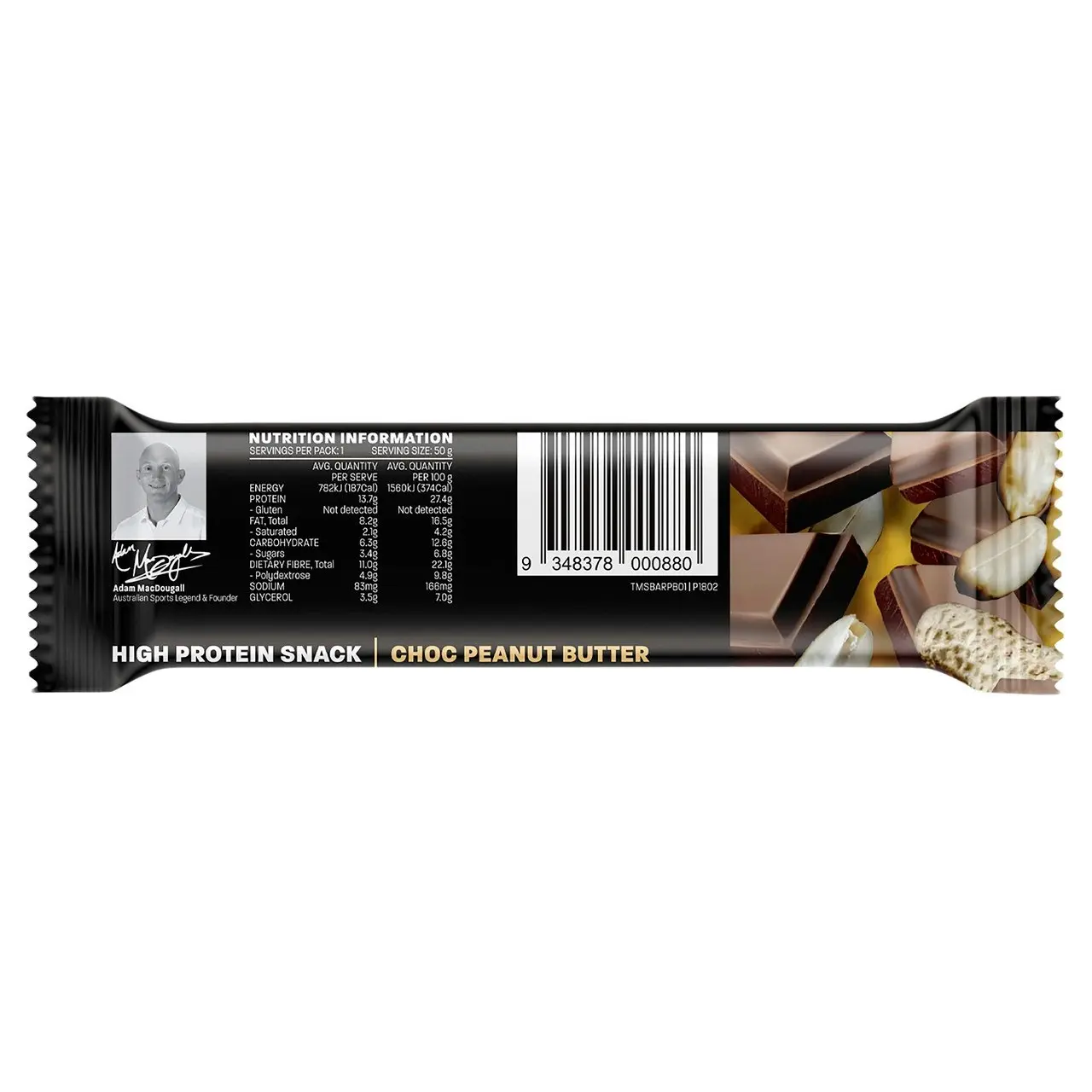 The Man Bar Choc Peanut Butter 50g