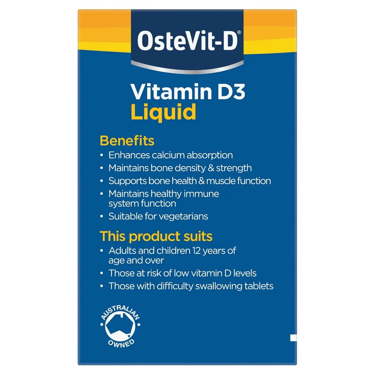 OsteVit-D Vitamin D3 Liquid 50mL