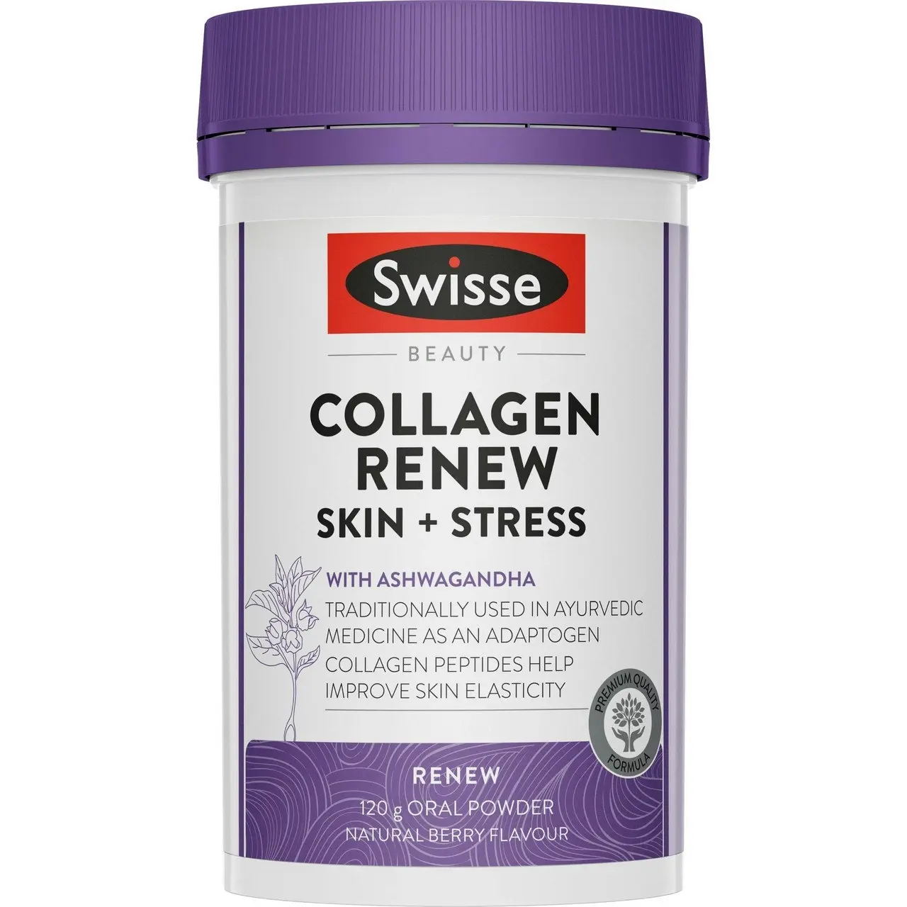 Swisse Beauty Collagen Renew Skin + Stress 120g Powder