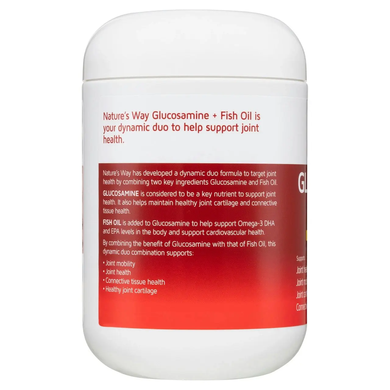 Nature's Way Glucosamine & Fish Oil Capsules 200