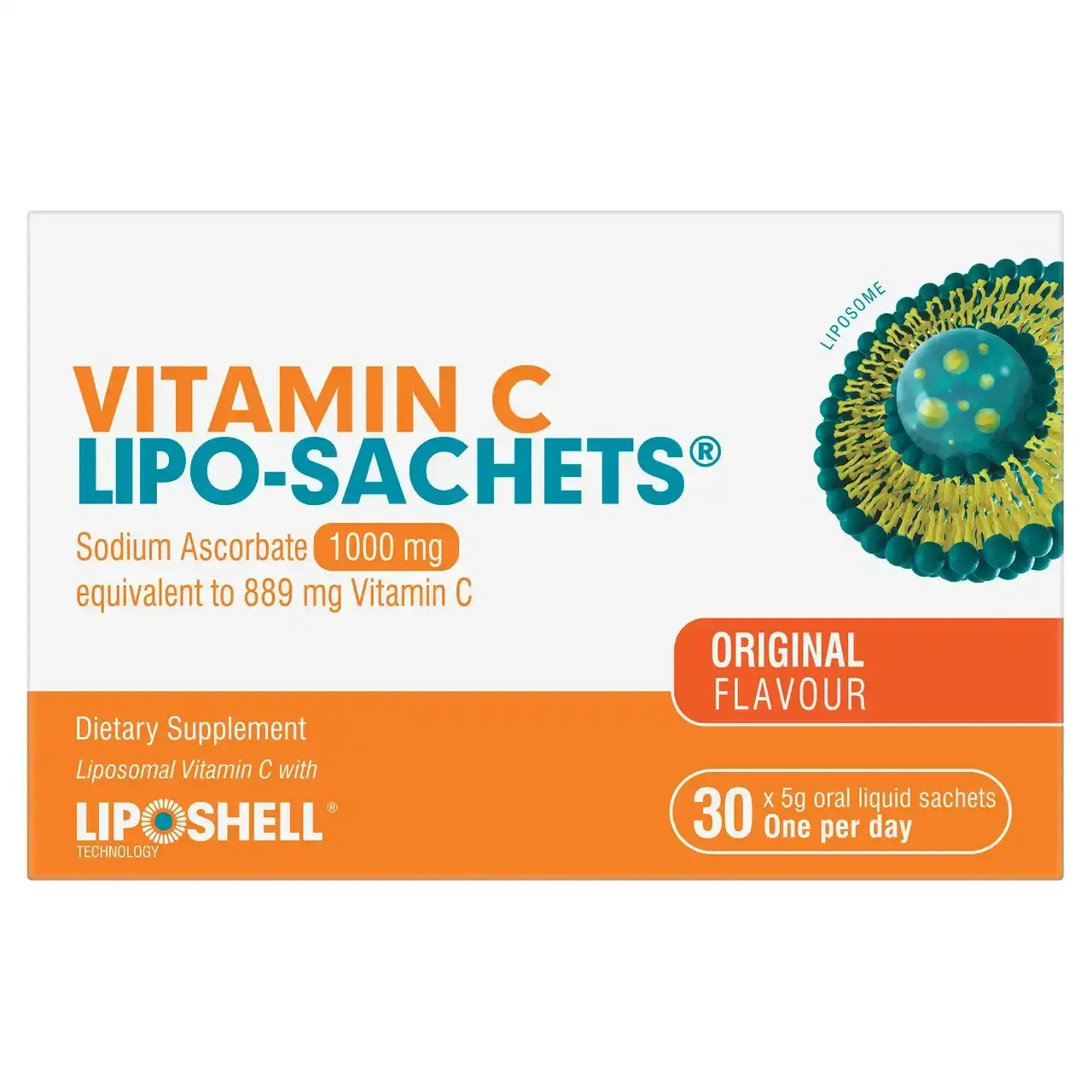 Vitamin C Lipo-Sachets(R) Original Flavour 30 Sachets x 5g