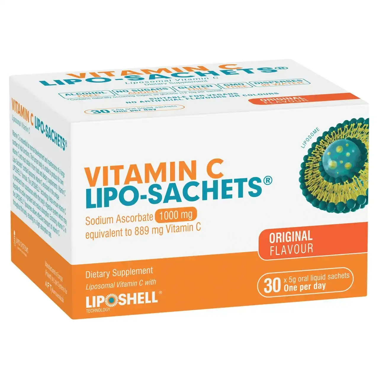 Vitamin C Lipo-Sachets(R) Original Flavour 30 Sachets x 5g