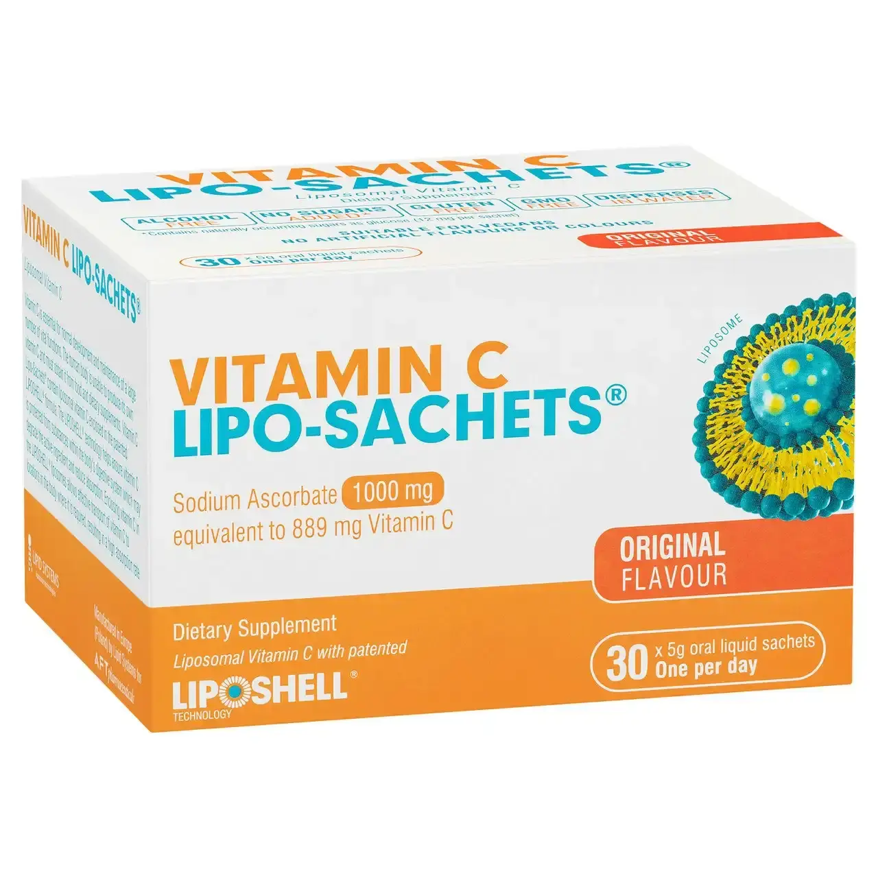 Vitamin C Lipo-Sachets(R) Original Flavour 30 Sachets x 5g