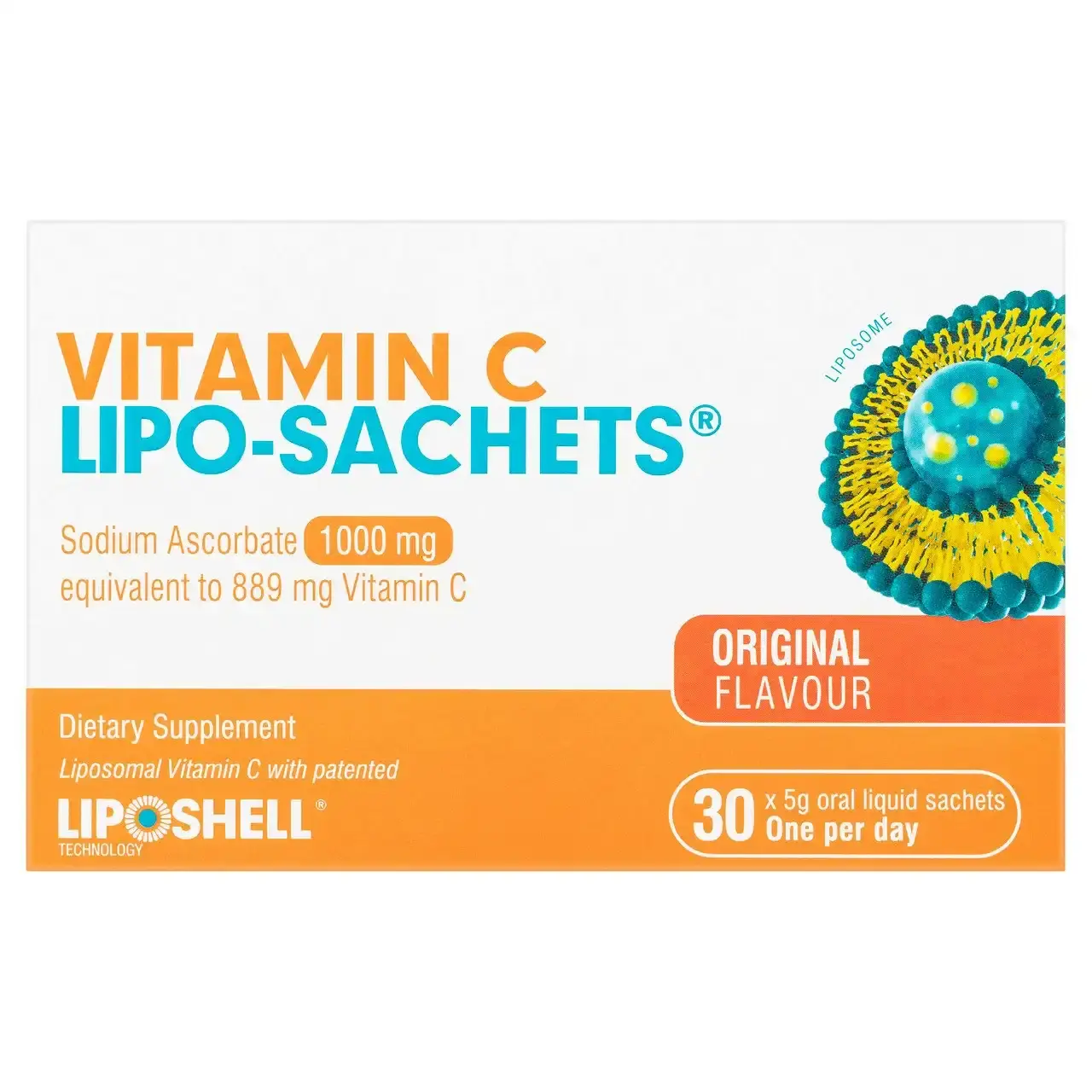 Vitamin C Lipo-Sachets(R) Original Flavour 30 Sachets x 5g