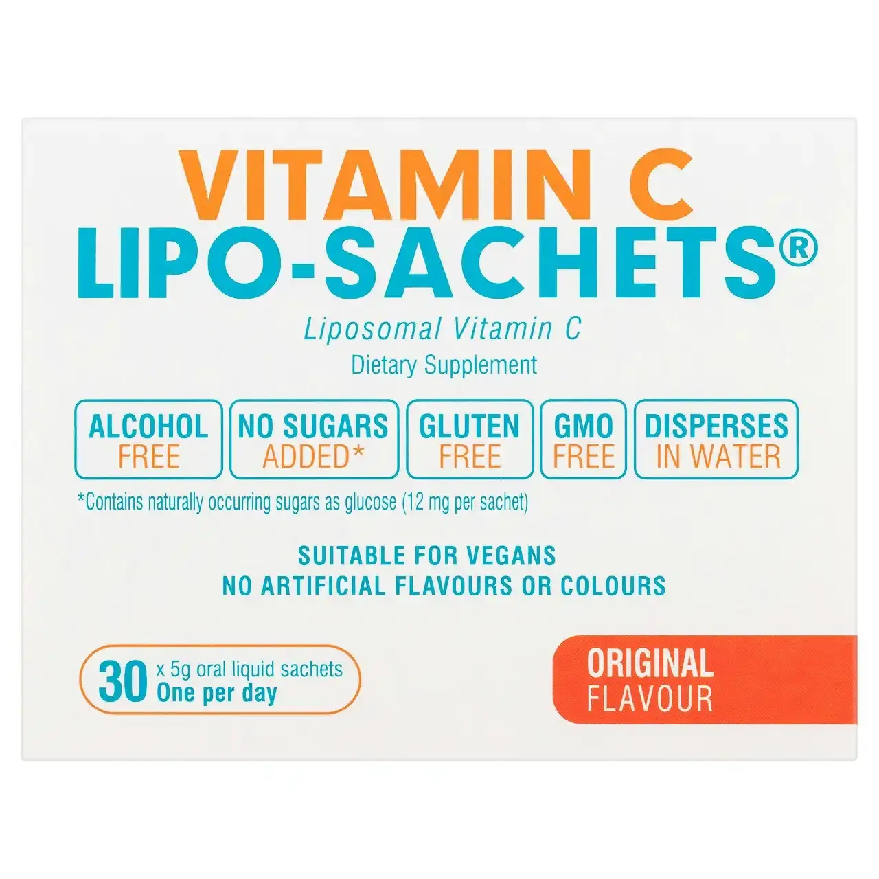 Vitamin C Lipo-Sachets(R) Original Flavour 30 Sachets x 5g